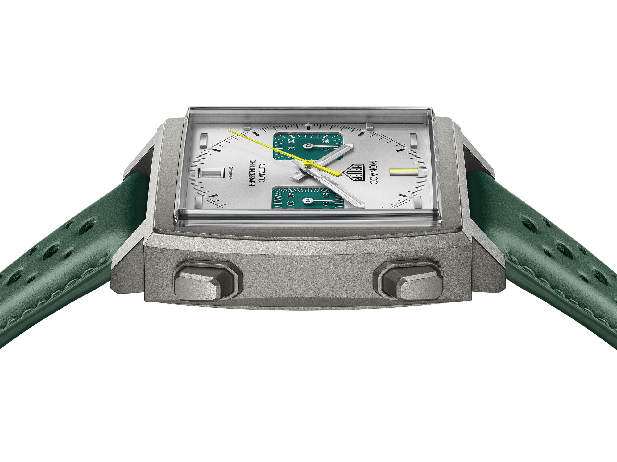 IMG_9081 TAG Heuer Monaco Chronograph Racing Green CAW218E.FC6565 Replica 5