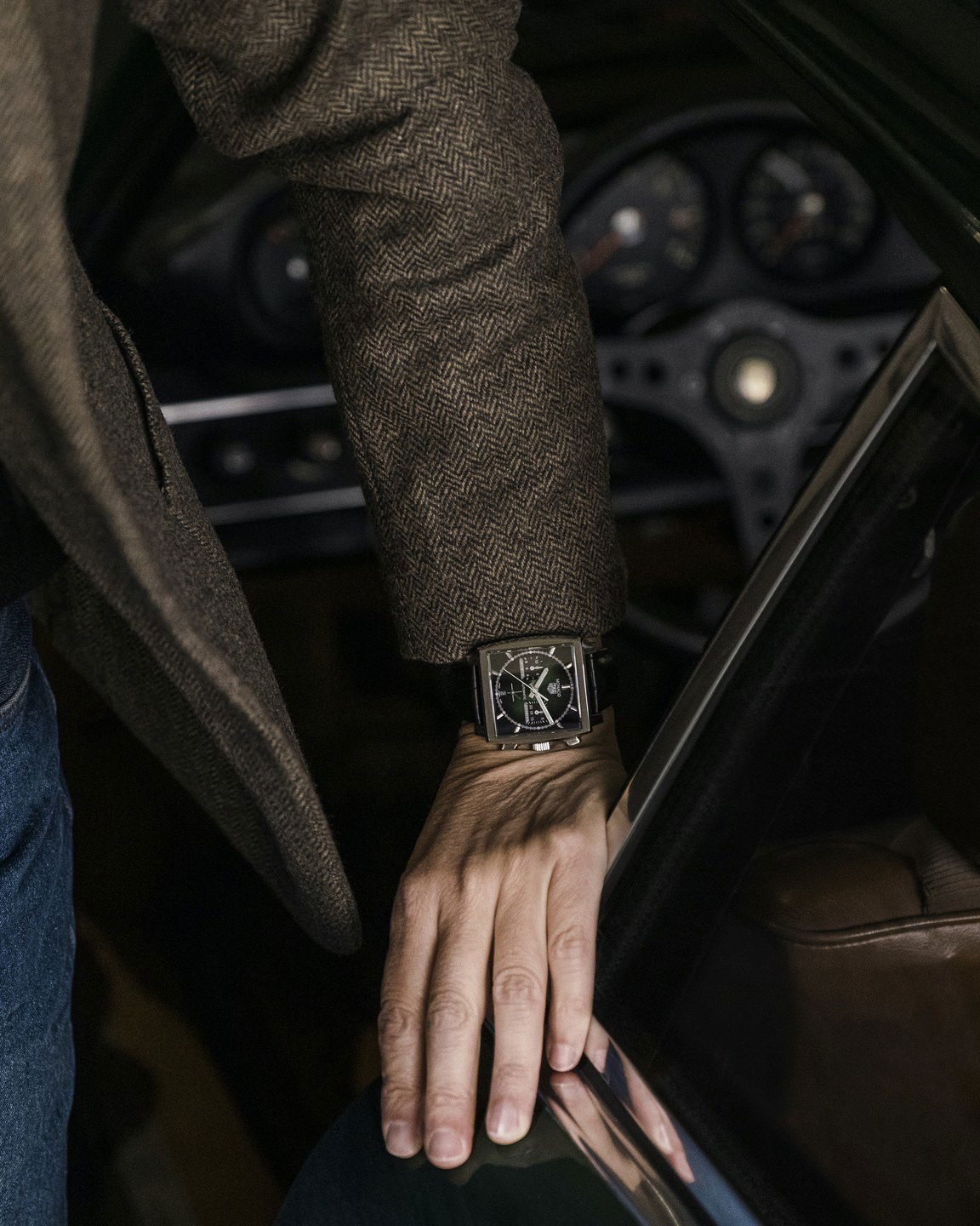 IMG_9081 TAG Heuer Monaco Green Dial Limited Edition CBL2116.FC6497 Replica 5