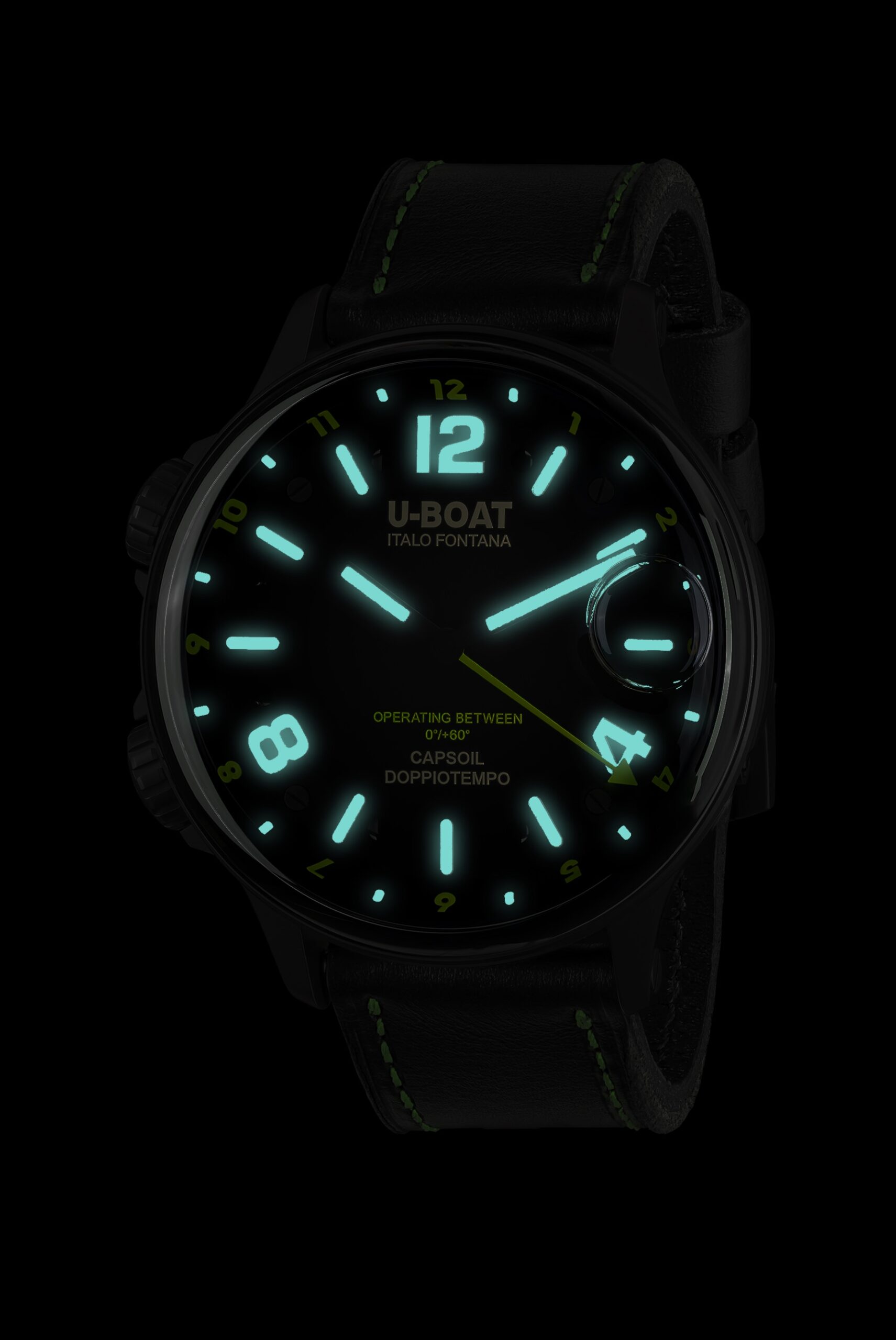 U-Boat Capsoil Doppiotempo 55 DLC Green 9675 Replica 5