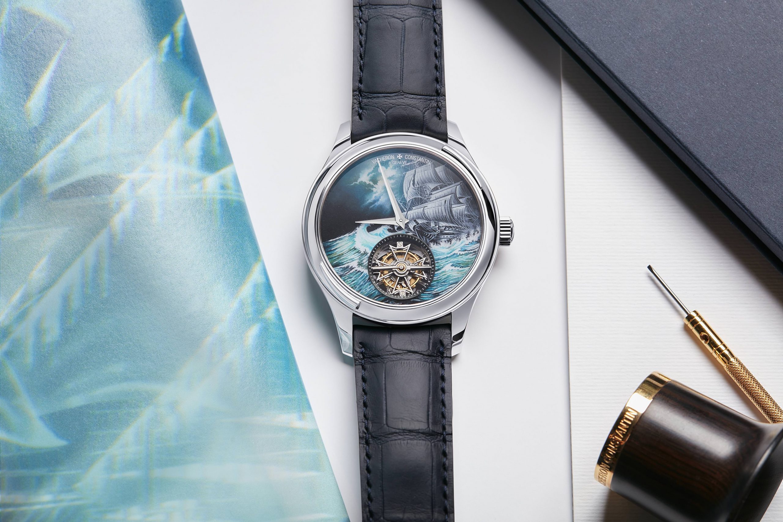 Vacheron Constantin Les Royaumes Aquatiques? Les Cabinotiers Minute Repeater Tourbillon C Flying Dutchman 6540C/000G- 034C Replica 5