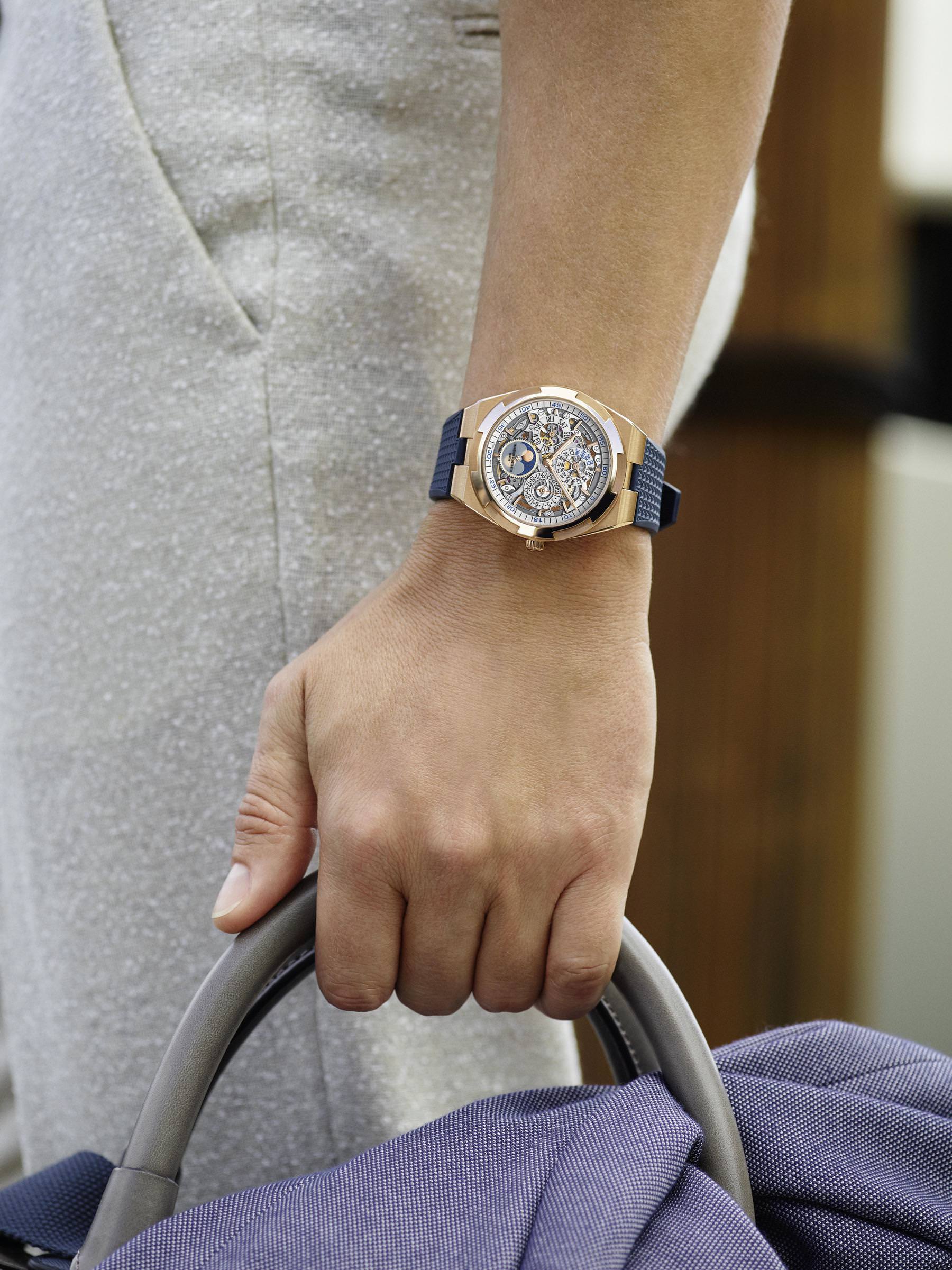 IMG_9081 Vacheron Constantin Overseas Perpetual Calendar Ultra-Thin Skeleton 4300V/120R-B547 Replica 5