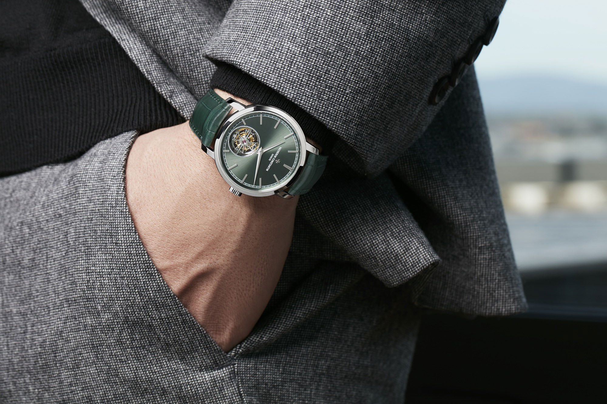 IMG_9081 Vacheron Constantin Traditionnelle Tourbillon 6000T/000P-H025 Replica 5