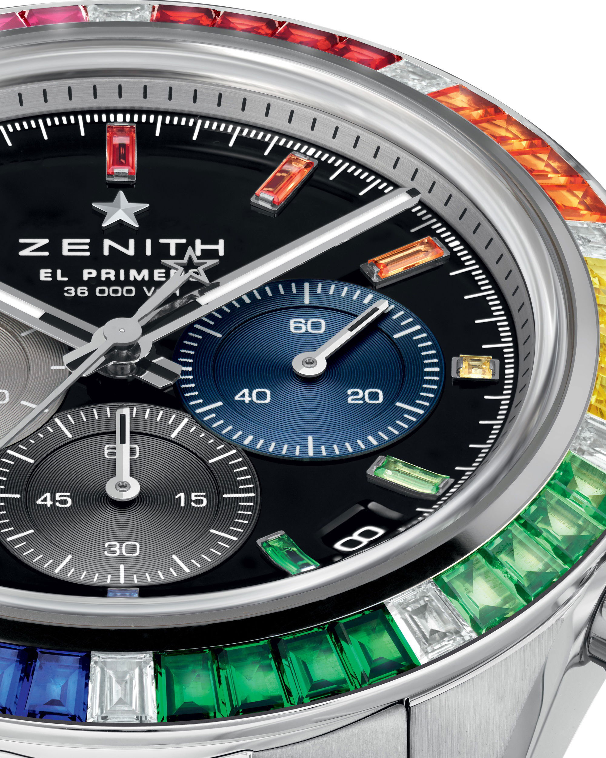 IMG_9081 Zenith Chronomaster Sport Rainbow Boutique Edition 45.3104.3600/21.M3100 Replica 5