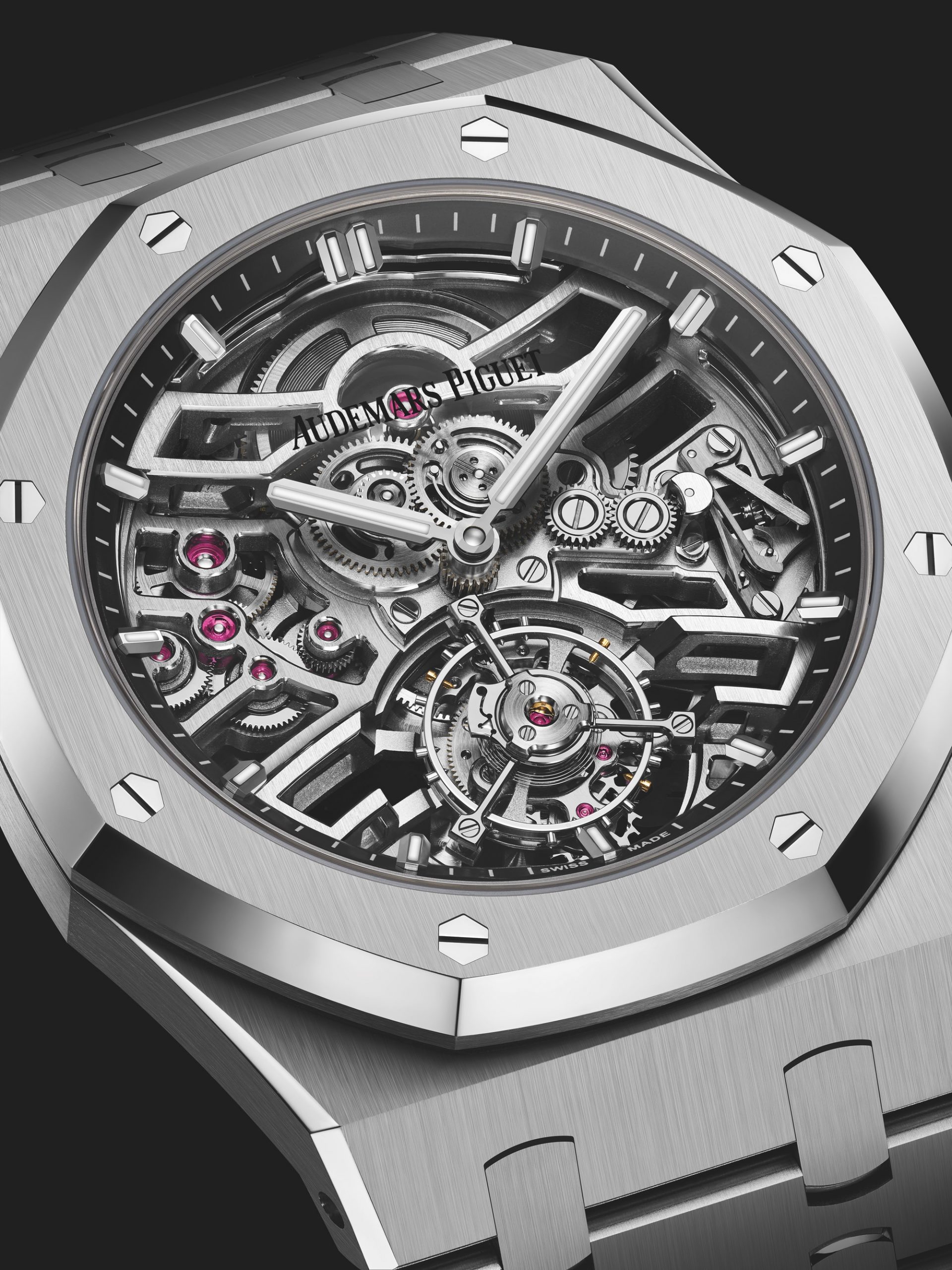 Audemars Piguet Royal Oak Selfwinding Flying Tourbillon Openworked 26735ST.OO.1320ST.01 Replica 6