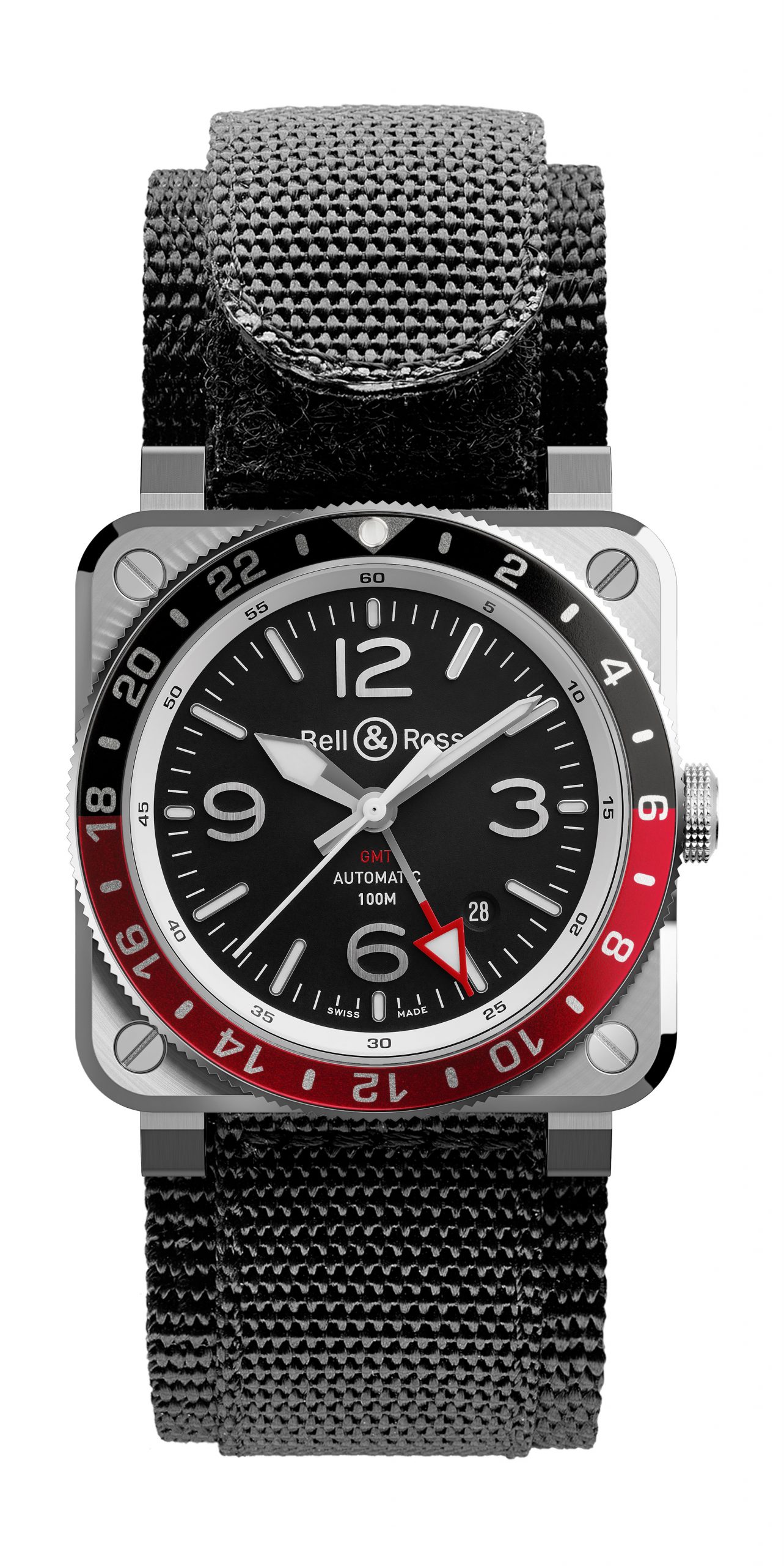 Bell & Ross BR 03-93 GMT BR0393-BL-ST/SCA Replica 6