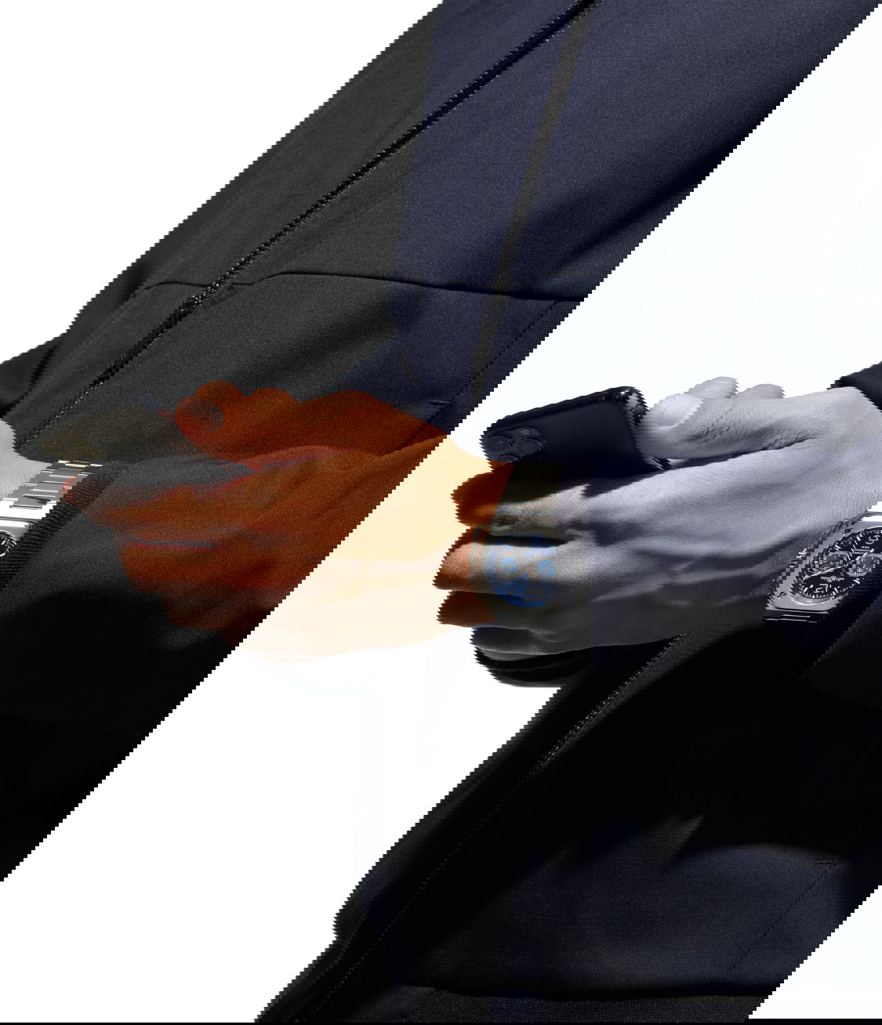 IMG_9081 Bell & Ross BR 05 Chrono Blue Steel BR05C-BU-ST/SST Replica 6