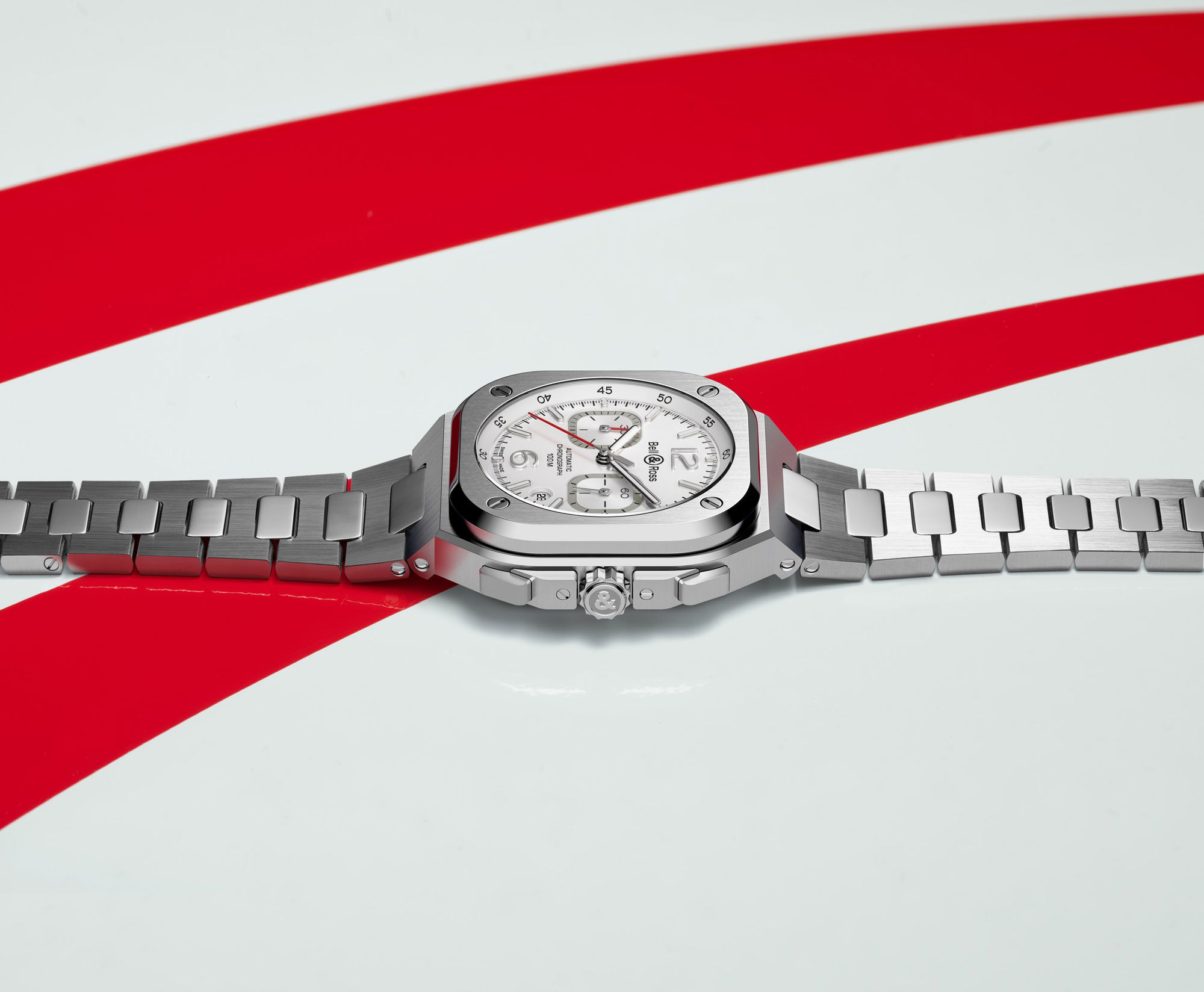 IMG_9081 Bell & Ross BR 05 Chrono White Hawk BR05C-SI-ST/SST Replica 6