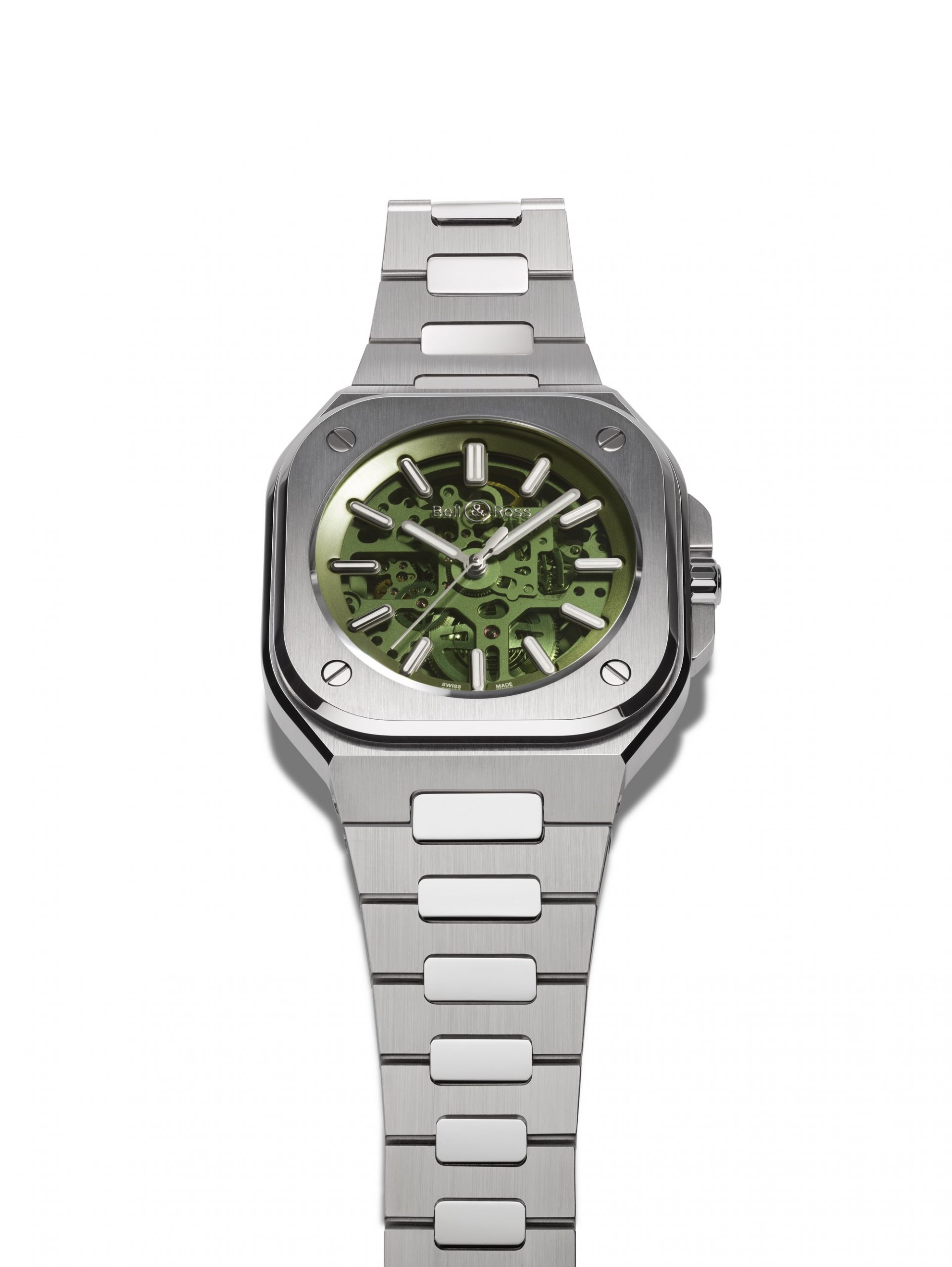 Bell & Ross BR 05 Skeleton Green BR05A-GN-SKST/SST Replica 6