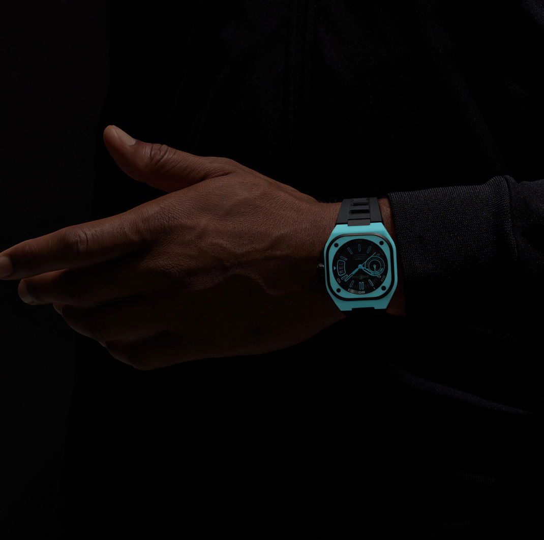 Bell & Ross BR-X5 Blue Lum BRX5R-BLUM-TC/SRB Replica 6