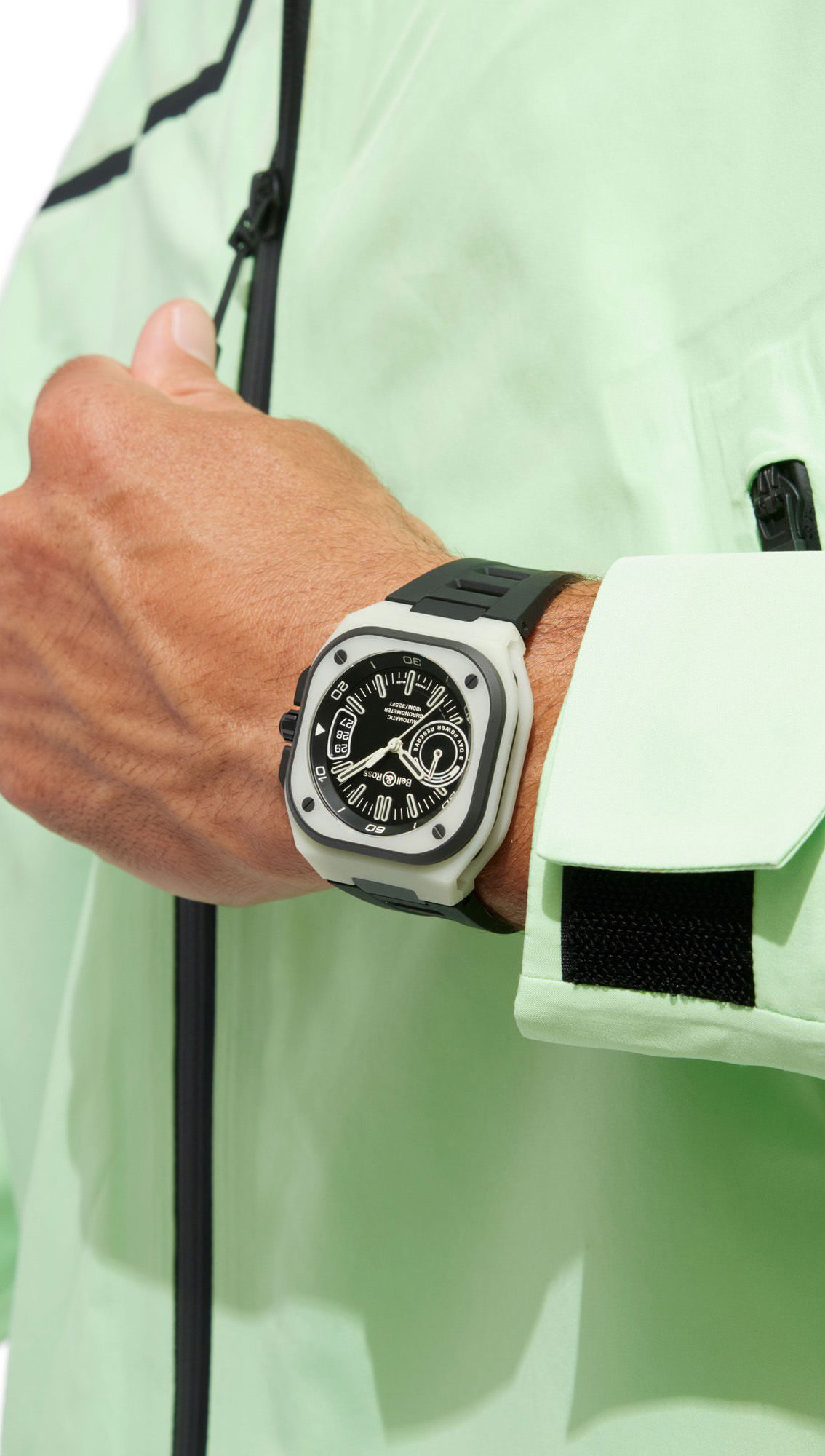 Bell & Ross BR-X5 Green Lum BRX5R-LUM-TC/SRB Replica 6