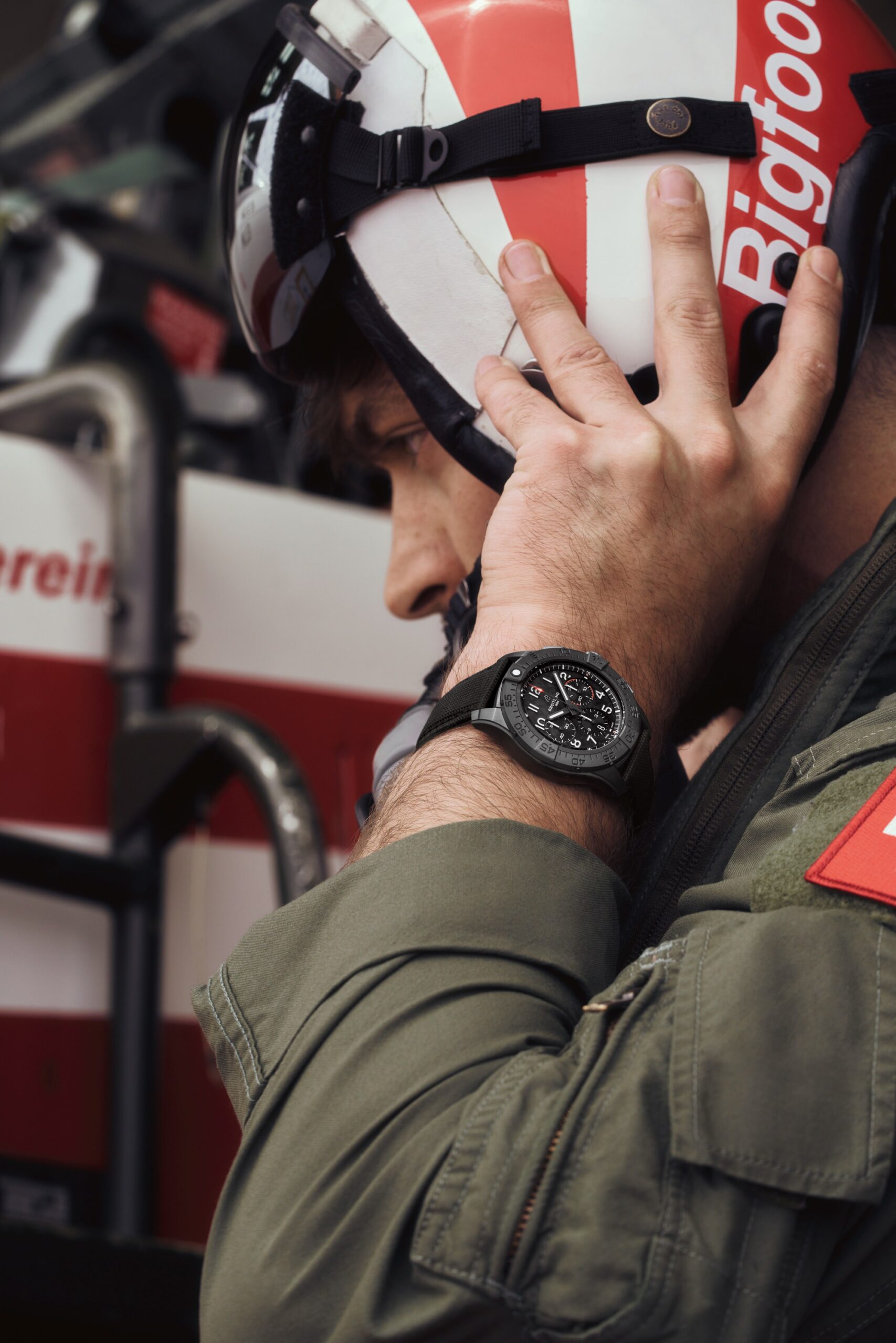 IMG_9081 Breitling Avenger B01 Chronograph 44 Night Mission SB0147101B1X1 Replica 6