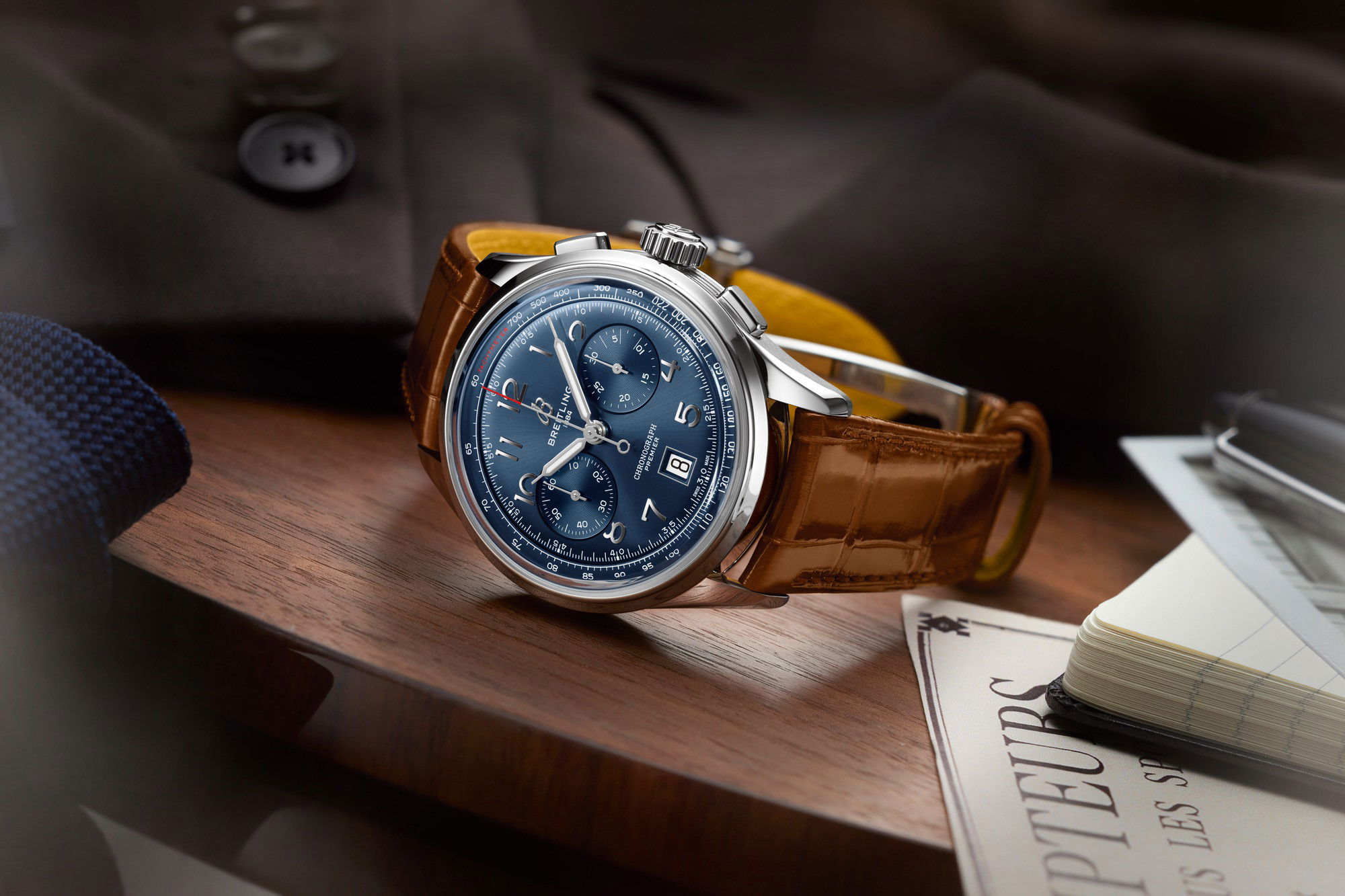 Breitling Premier B01 Chronograph 42 AB0145171C1P1 Replica 6