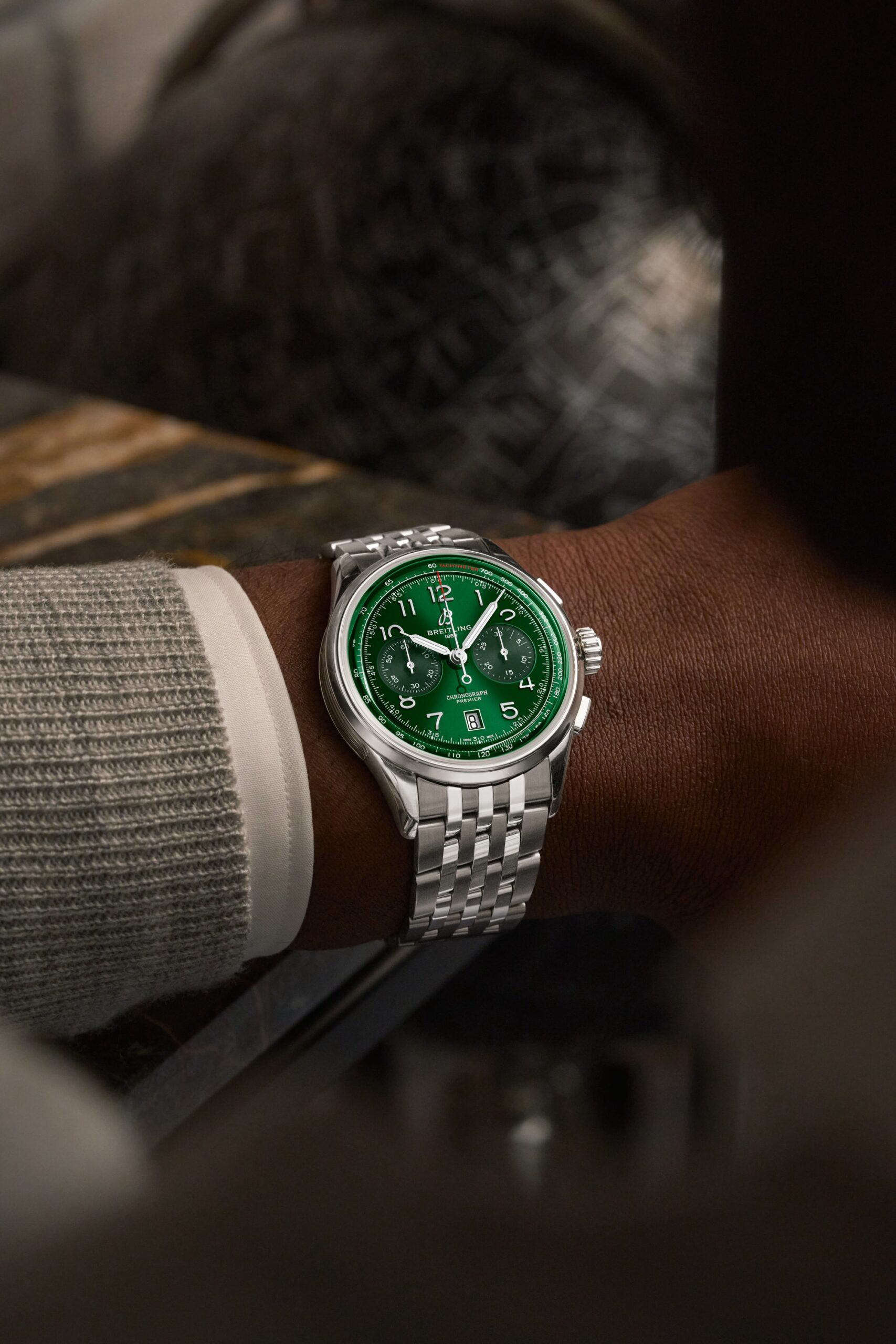 IMG_9081 Breitling Premier B01 Chronograph 42 AB0145371L1A1 Replica 6