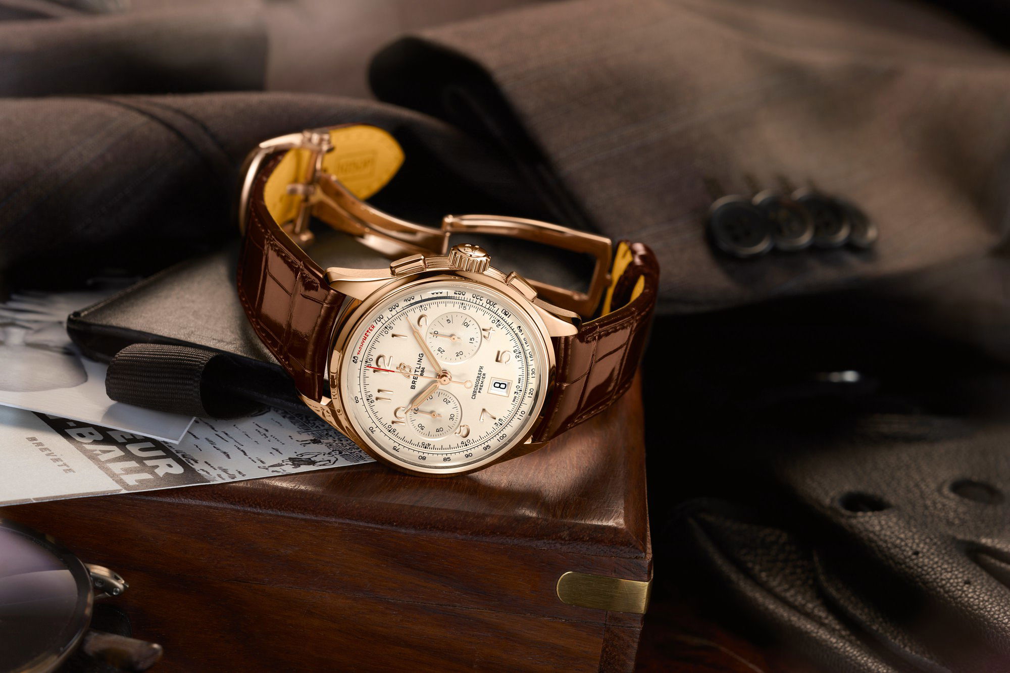 Breitling Premier B01 Chronograph 42 RB0145371G1P1 Replica 6