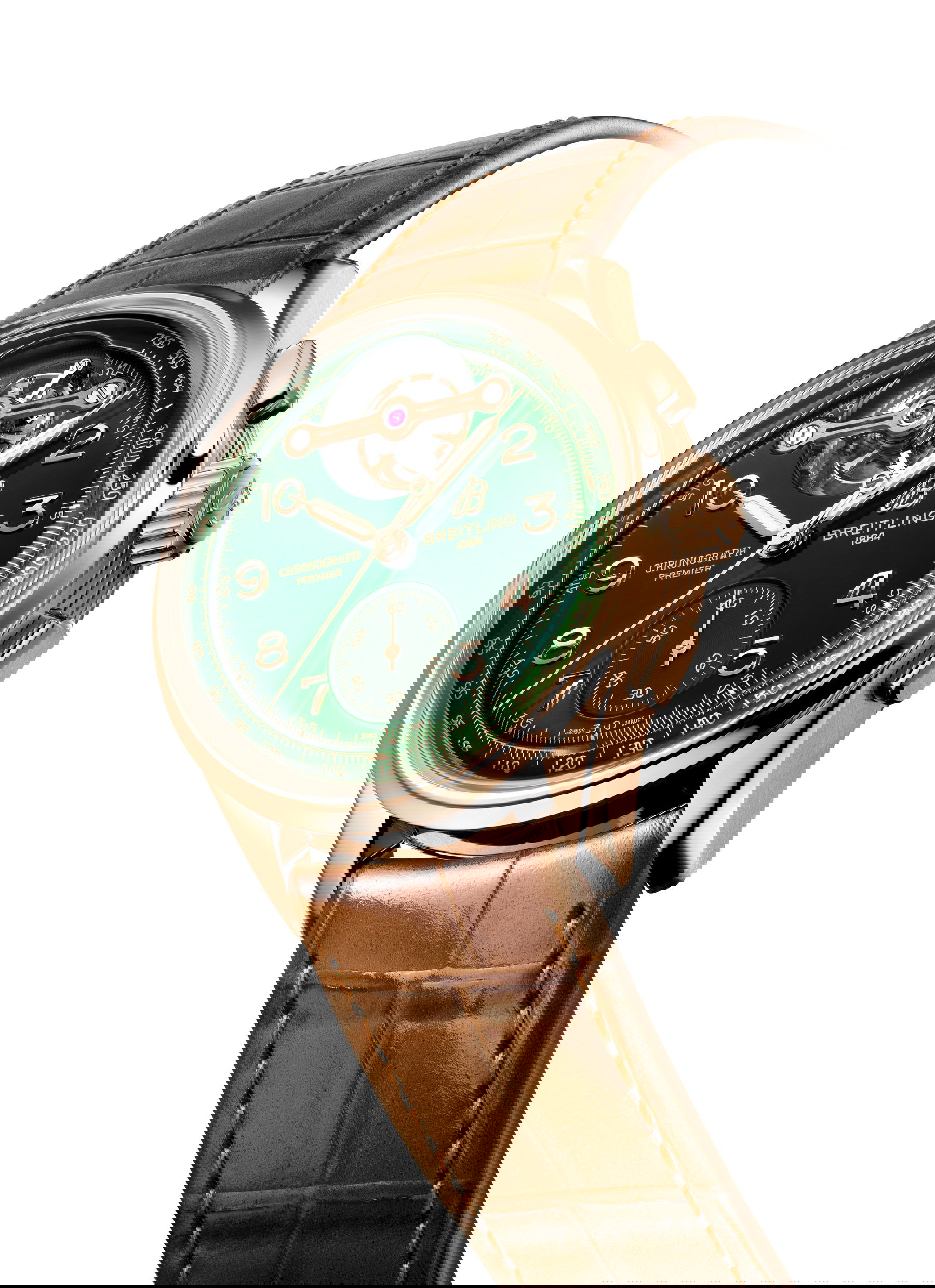 IMG_9081 Breitling Premier B21 Chronograph Tourbillon 42 Bentley Limited Edition RB21201A1L1P1 Replica 6