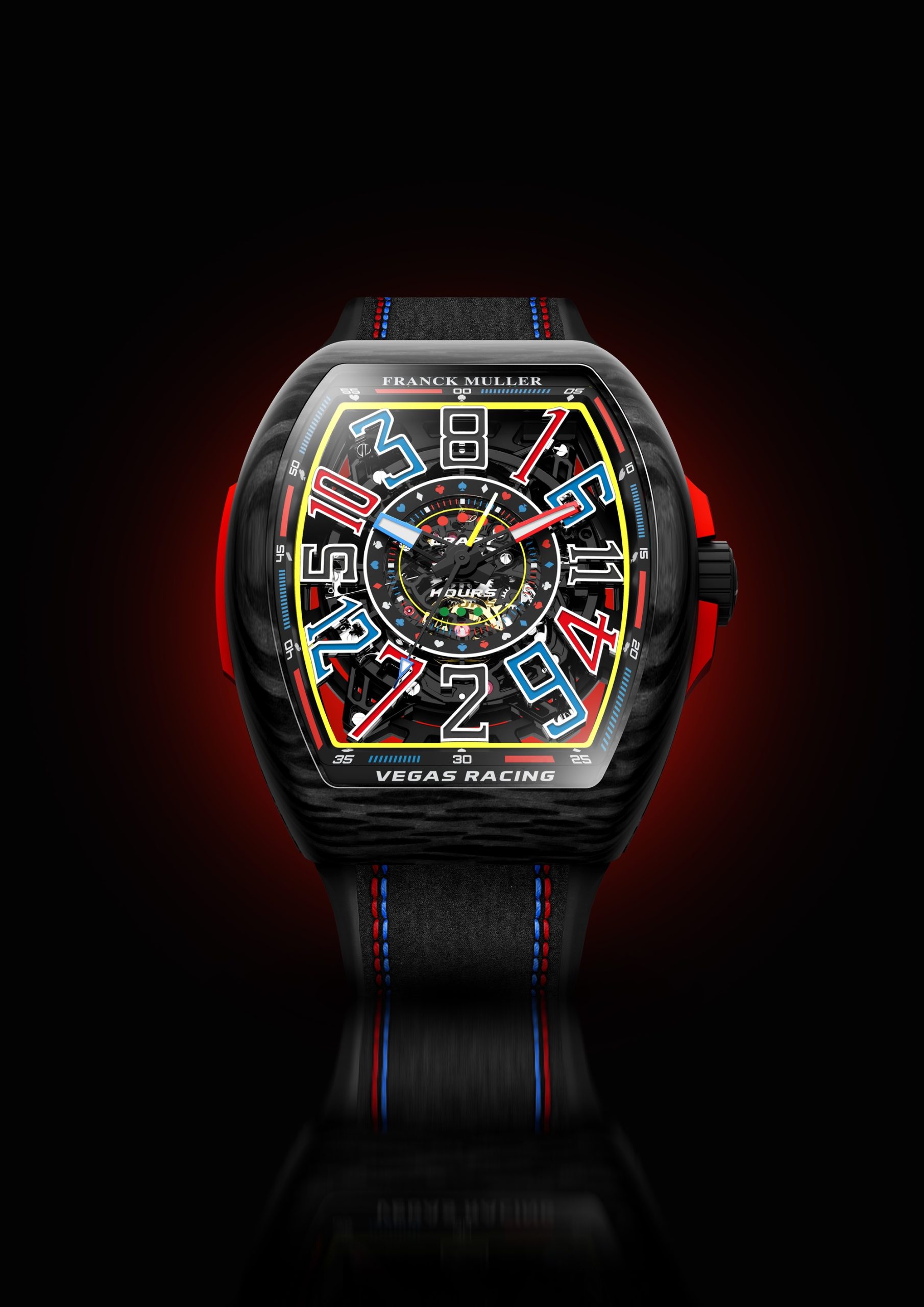 Franck Muller Vanguard Carbon Crazy Hours Racing Vegas Collection V 45 CH SQT RCG VEGAS CARBONE (ER) Replica 6