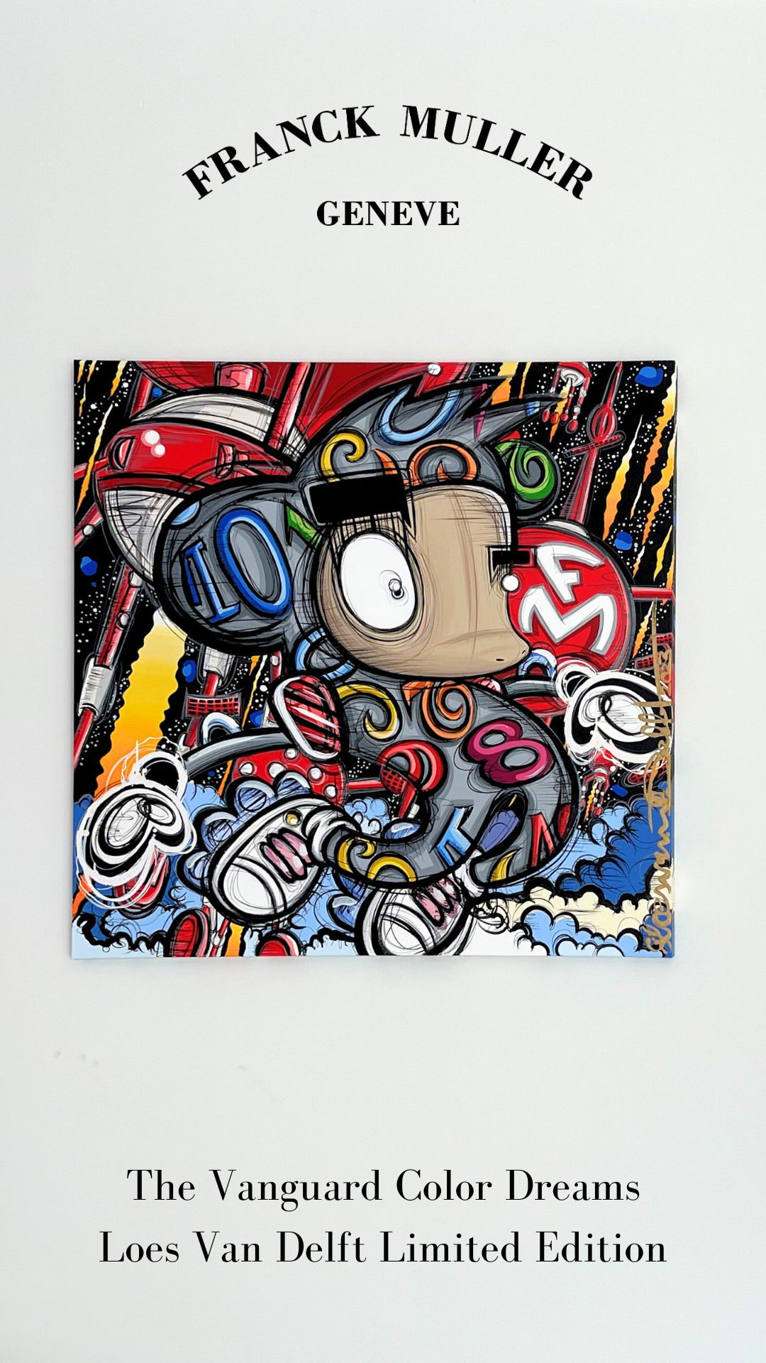 Franck Muller Vanguard? Color Dreams Loes Van Delft Limited Edition V 43 SC LOES VAN DELFT NR BR (NR) Replica 6