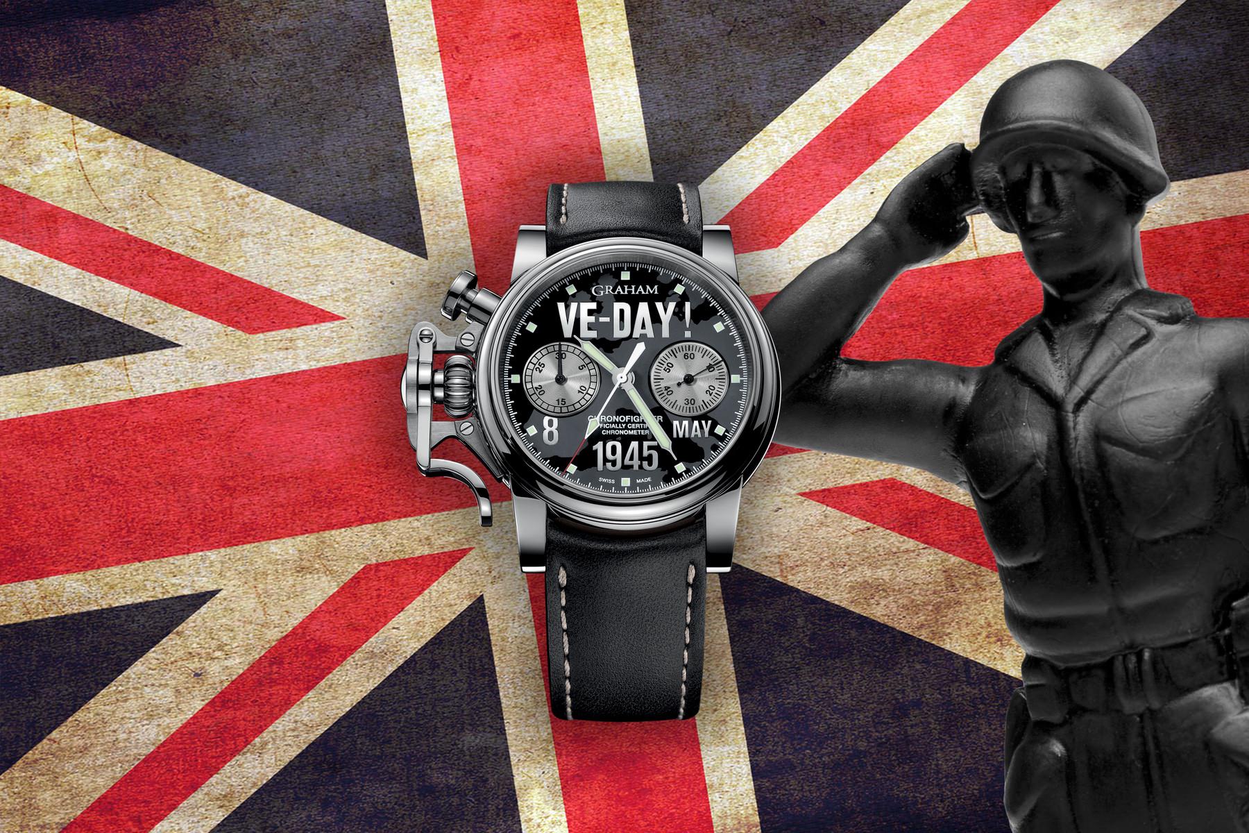 Graham Chronofighter Vintage Ltd C Ve-Day 2CVES.B12A Replica 6