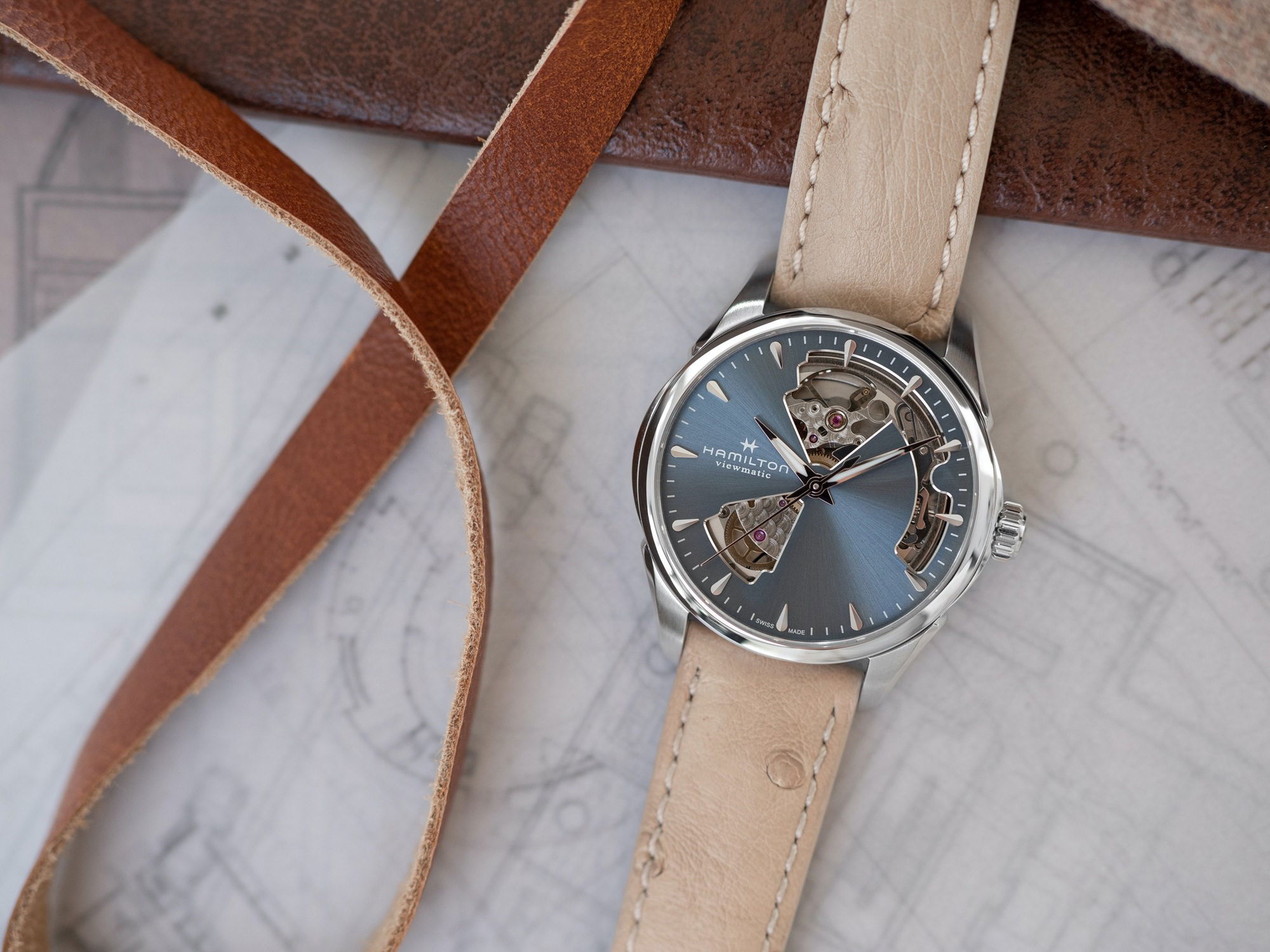 Hamilton Jazzmaster Open Heart H32215840 Replica 6