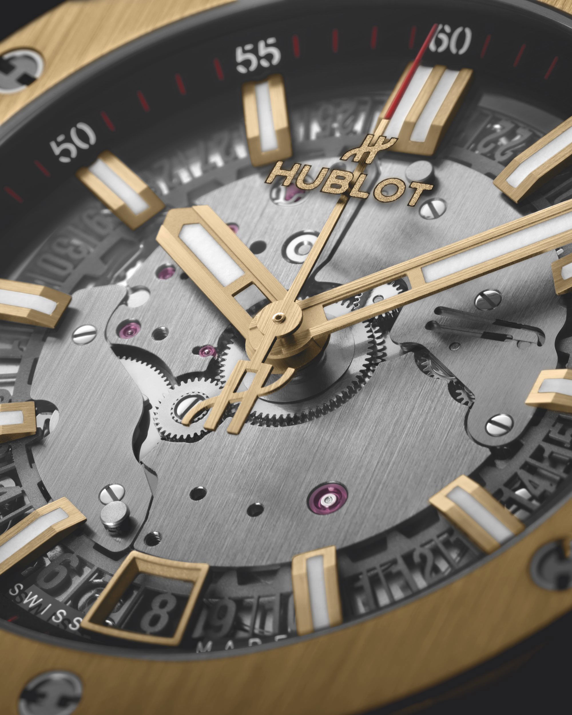 Hublot Big Bang Integral Time Only Yellow Gold 456.VX.0130.VX Replica 6