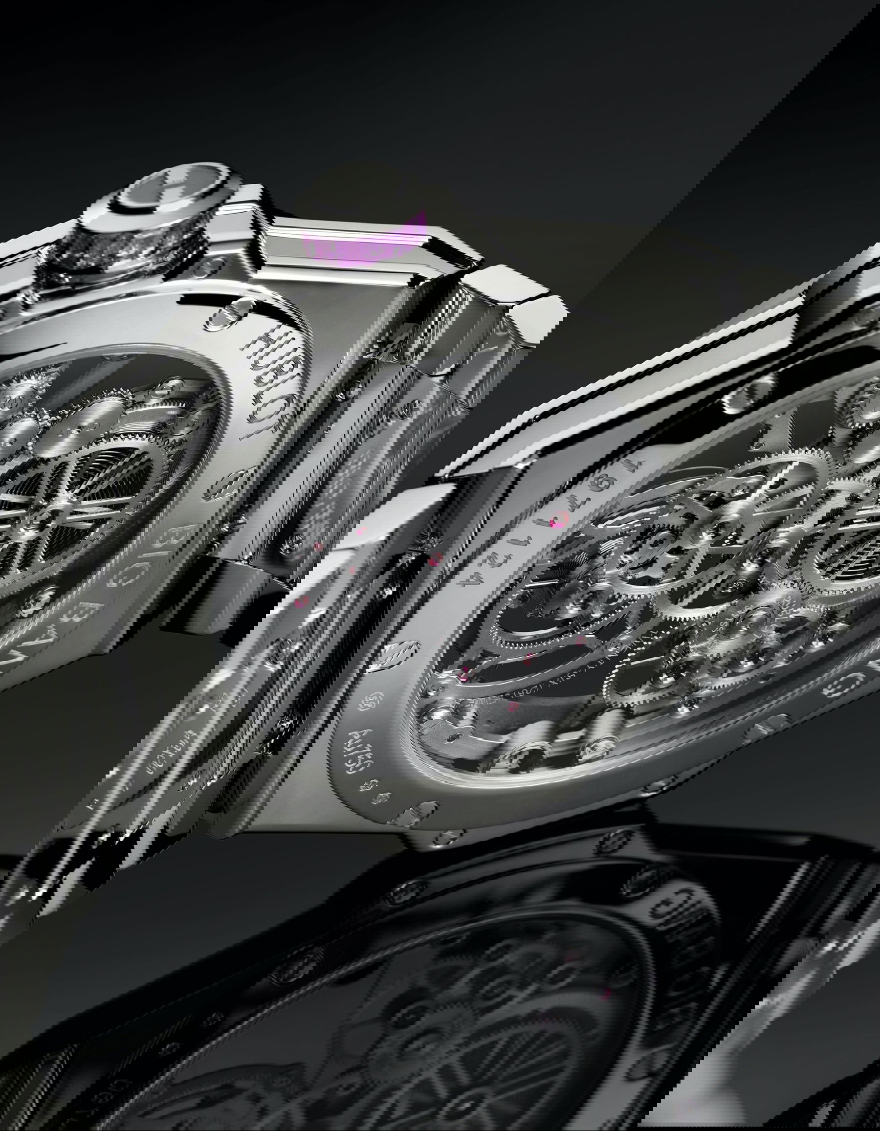 IMG_9081 Hublot Big Bang Integral Tourbillon Rainbow 455.WX.9900.WX.9999 Replica 6