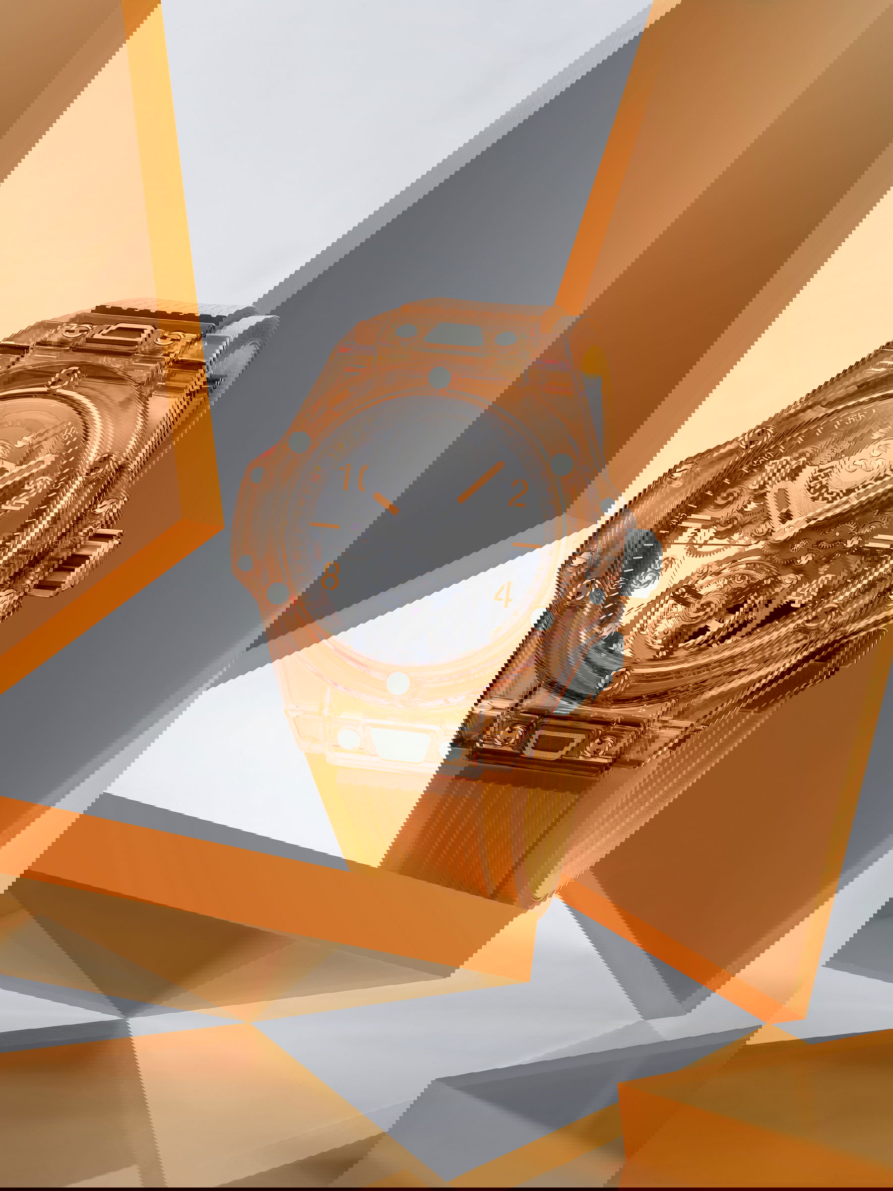 Hublot Big Bang Tourbillon Automatic Orange Sapphire 419.JO.0120.RT Replica 6