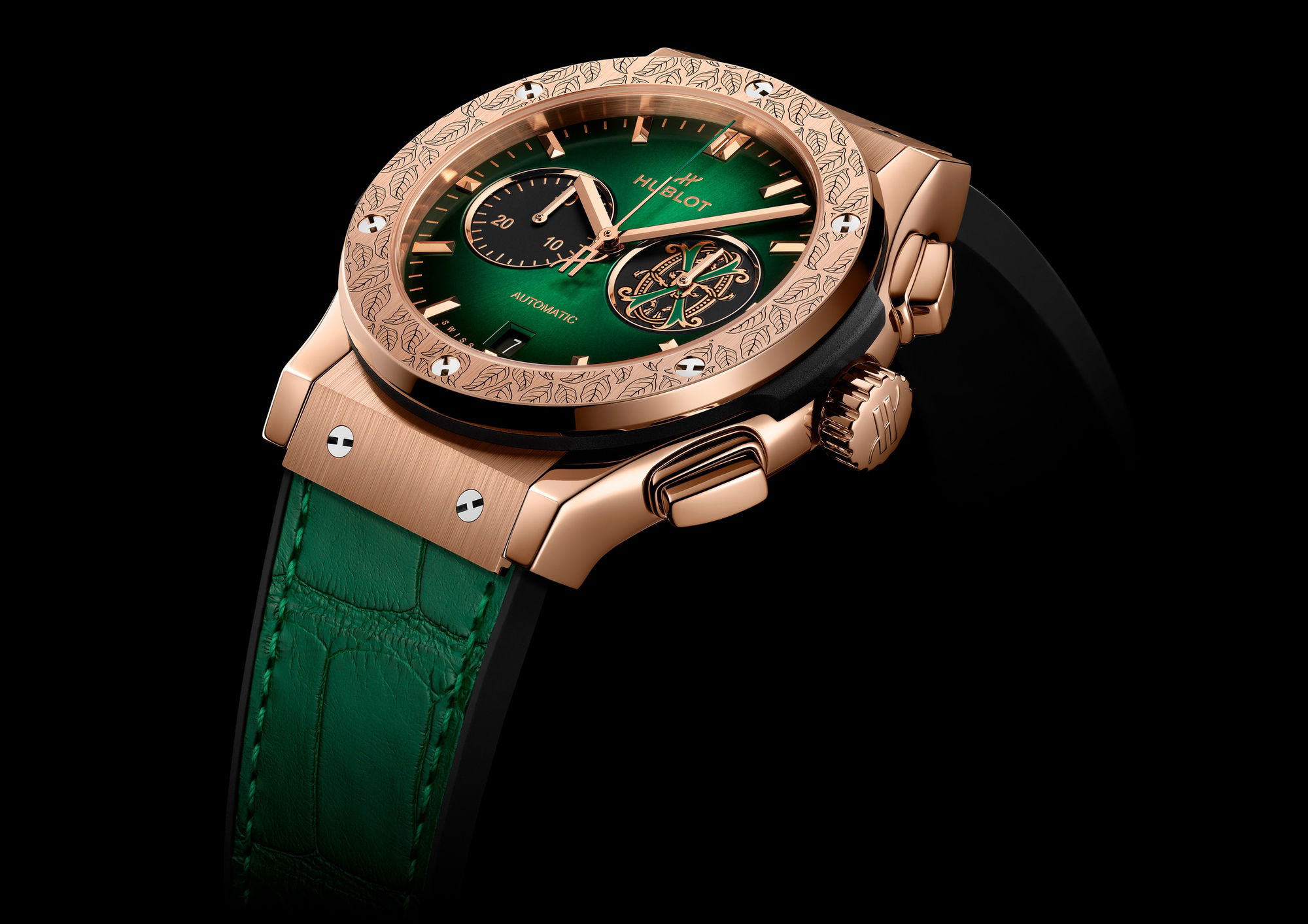 Hublot Classic Fusion Chronograph Arturo Fuente King Gold 541.OX.8980.LR.OPX24 Replica 6