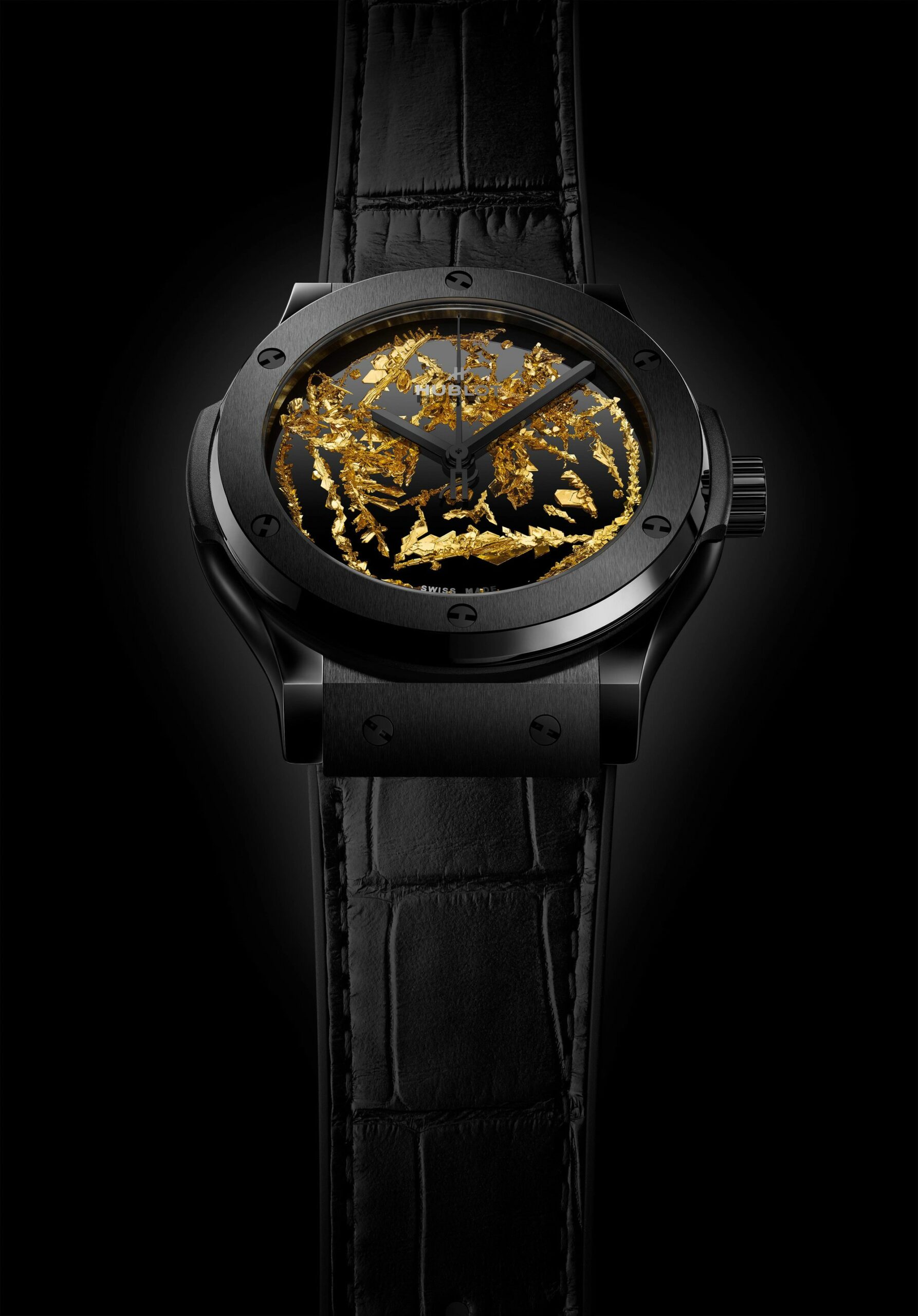 Hublot Classic Fusion Gold Crystal 542.CX.0660.LR Replica 6