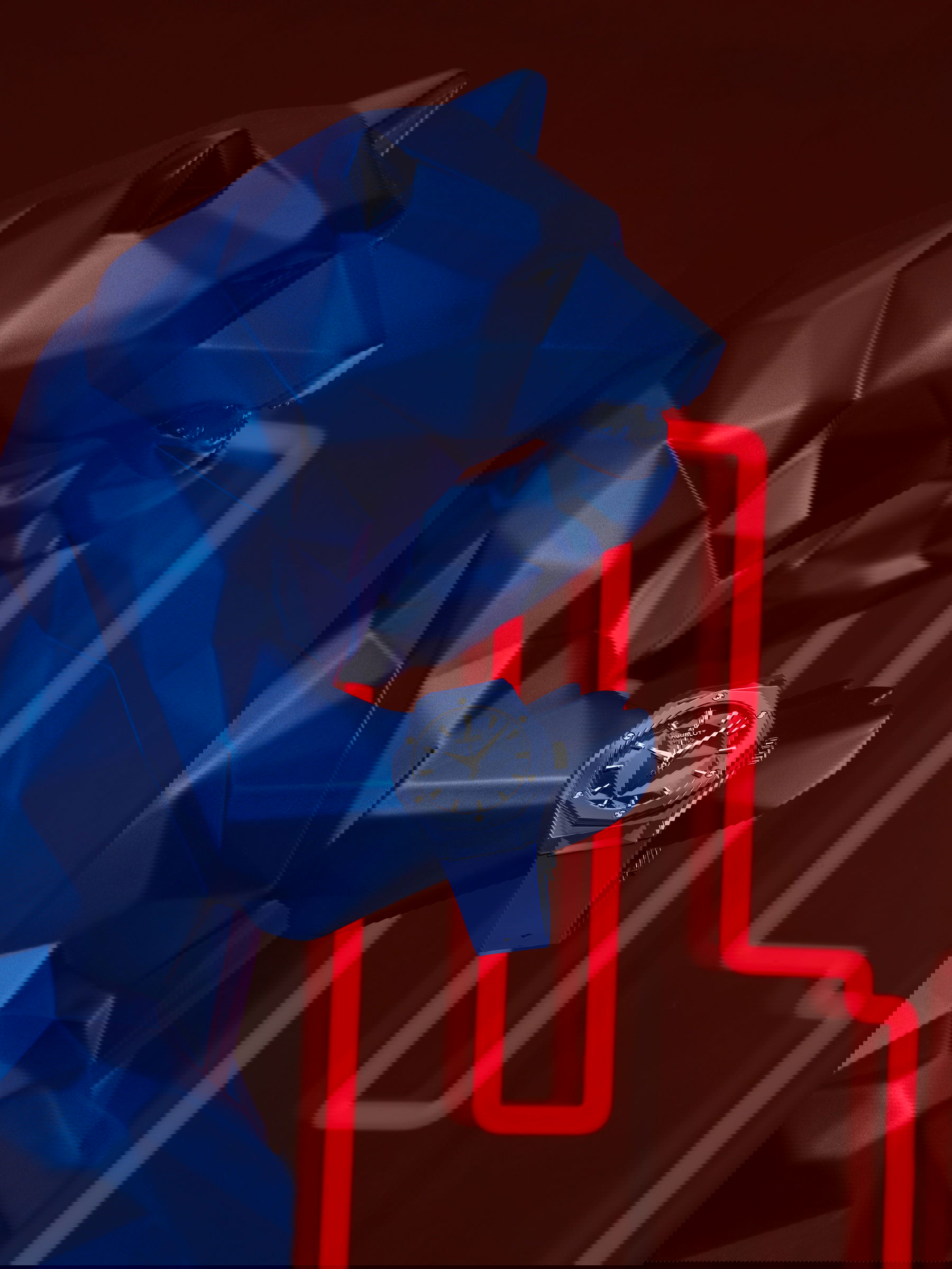 Hublot Classic Fusion Orlinski Blue Ceramic 40mm 550.ES.5100.RX.ORL21 Replica 6