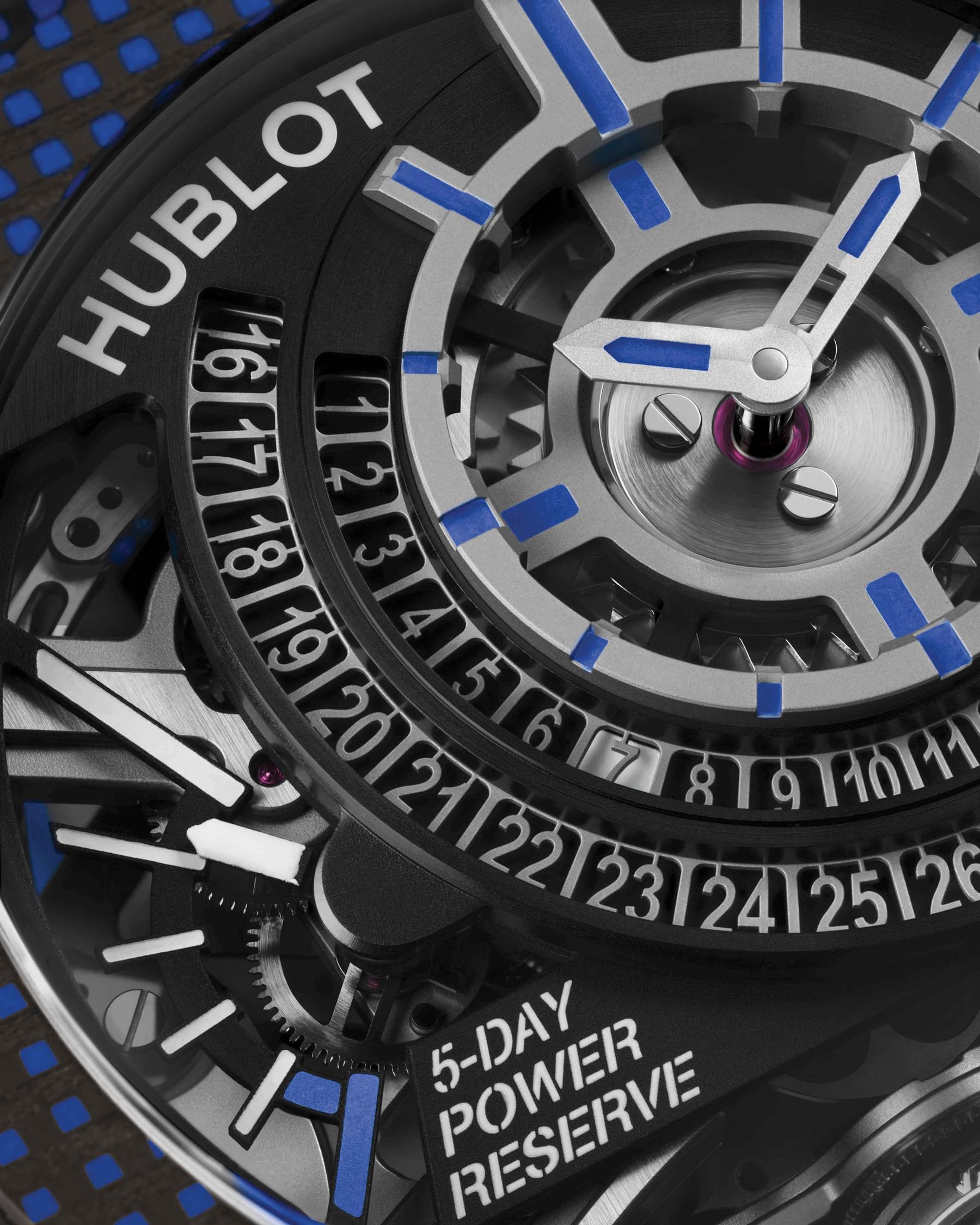 IMG_9081 Hublot MP-09 Tourbillon Bi-Axis 5 Days Power Reserve 3D Carbone 909.QDB.1120.RX Replica 6