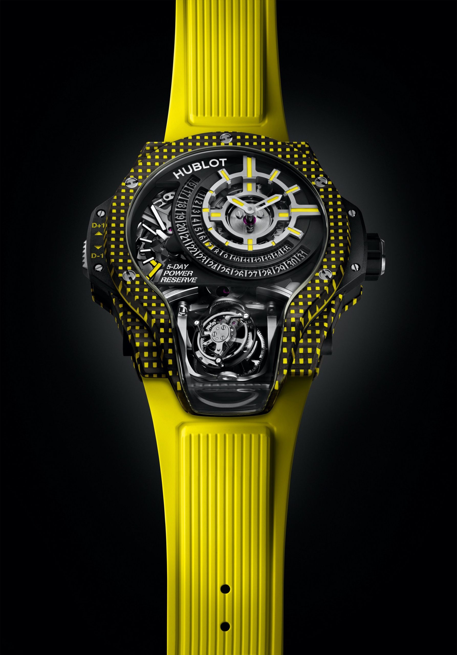 IMG_9081 Hublot MP-09 Tourbillon Bi-Axis 5 Days Power Reserve 3D Carbone 909.QDY.1120.RX Replica 6