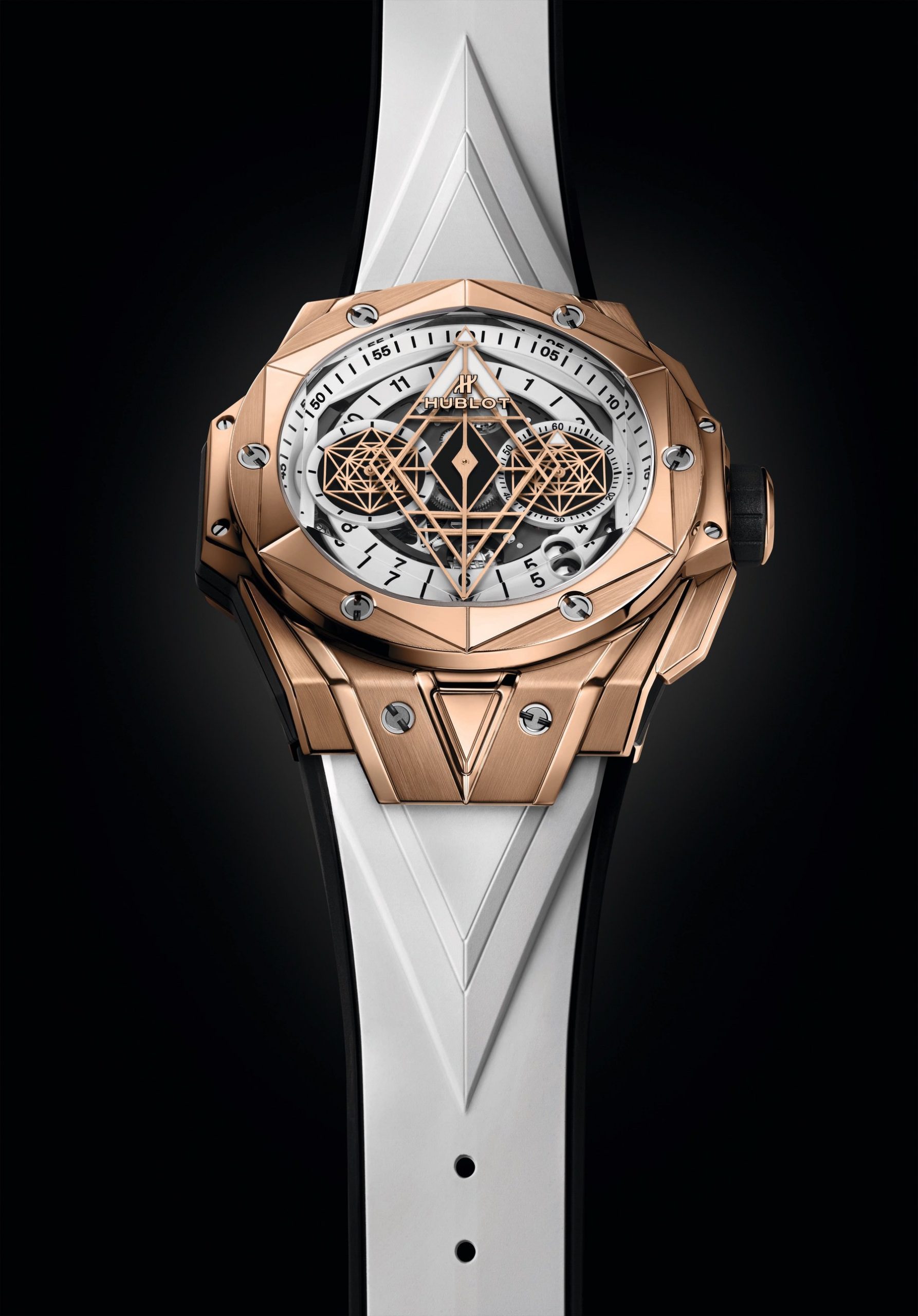 IMG_9081 Hublot Sang Bleu II King Gold White 418.OX.2001.RX.MXM20 Replica 6