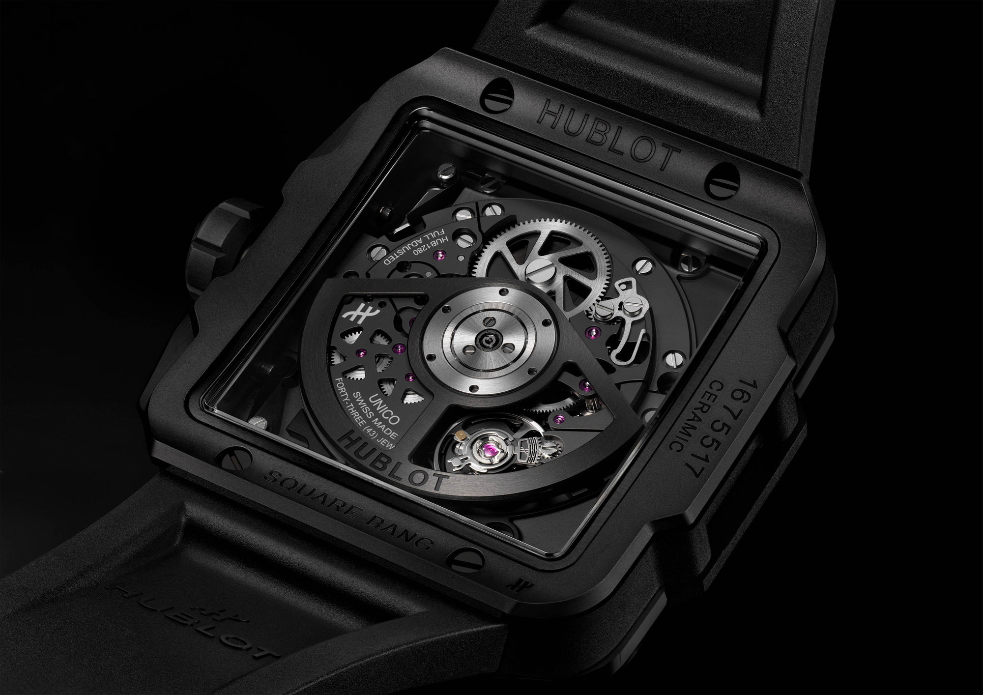 Hublot Square Big Bang Unico Ceramic Magic Gold 821.CM.0130.RX Replica 6