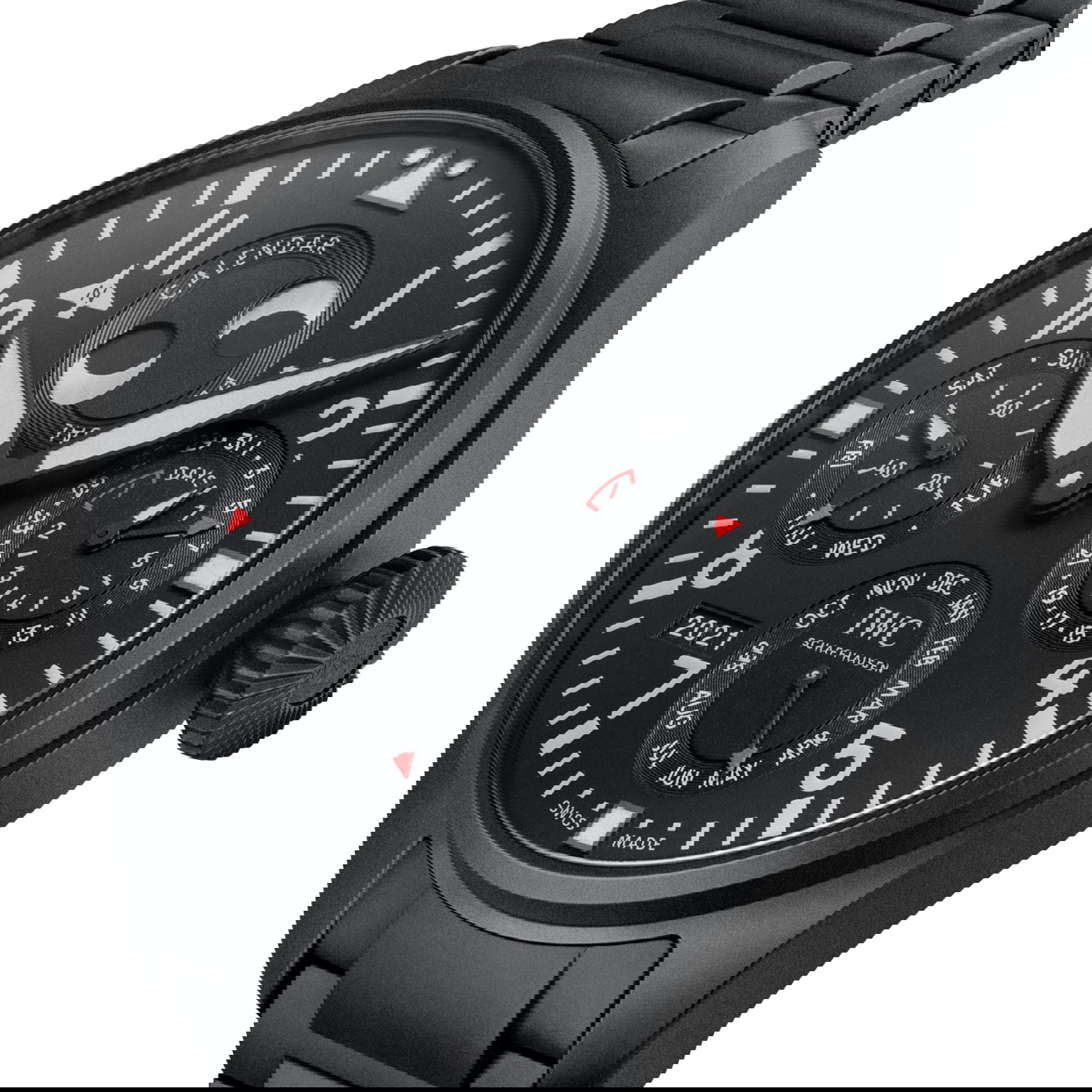 IWC Big Pilot’s Watch Perpetual Calendar Top Gun Ceratanium IW503604 Replica 6