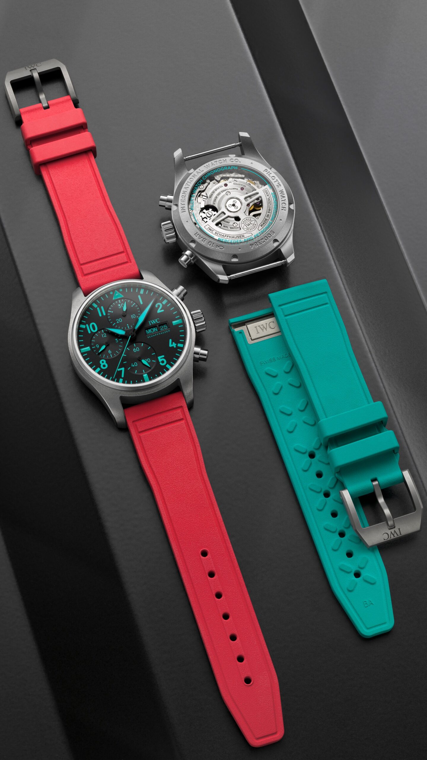 IMG_9081 IWC Pilot’s Watch Chronograph 41 Mercedes-AMG Petronas Formula One Team IW388114 Replica 6