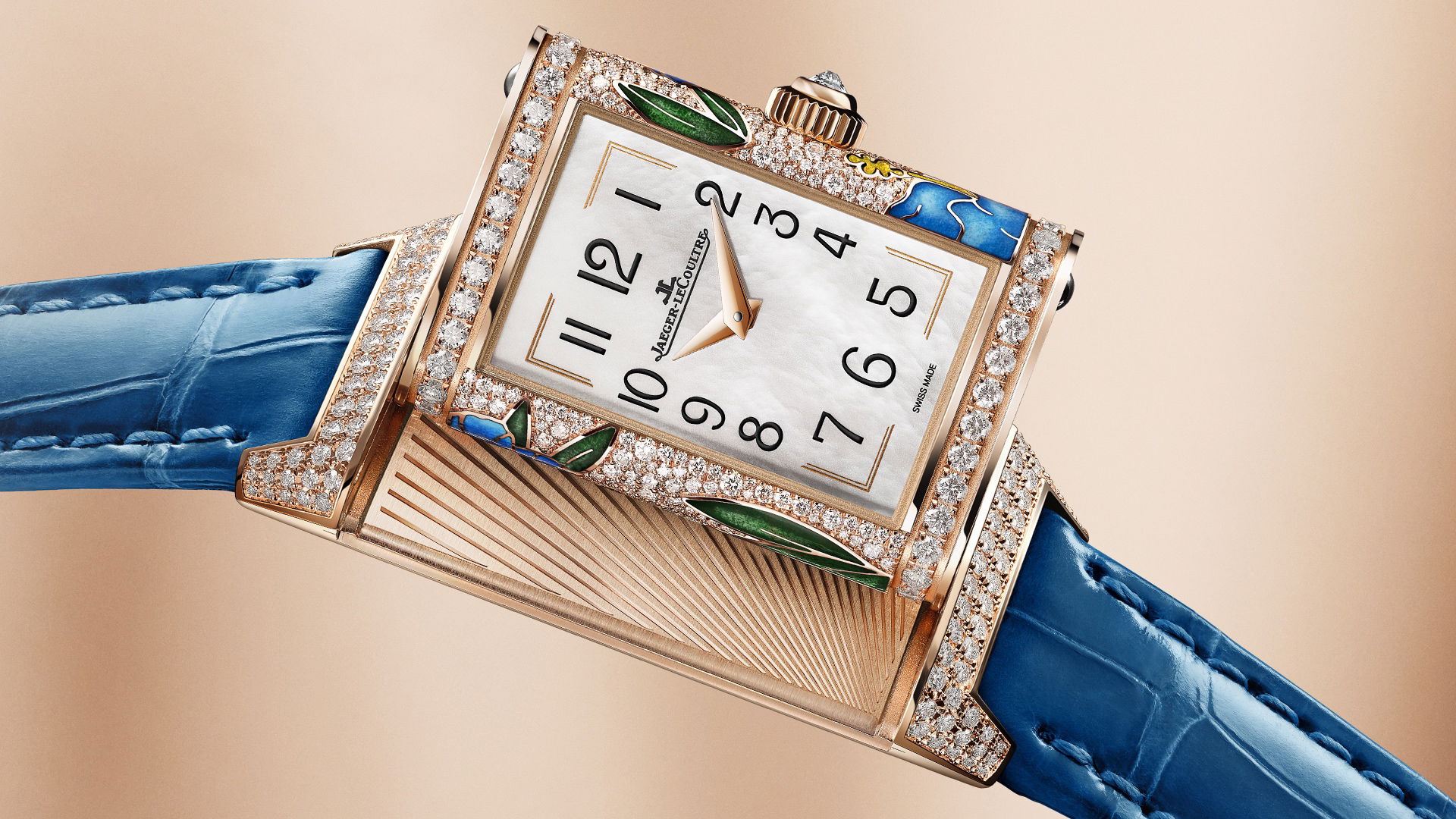 Jaeger-LeCoultre Reverso One Precious Flowers – Hibiscus Diamonds Q3292423 Replica 6