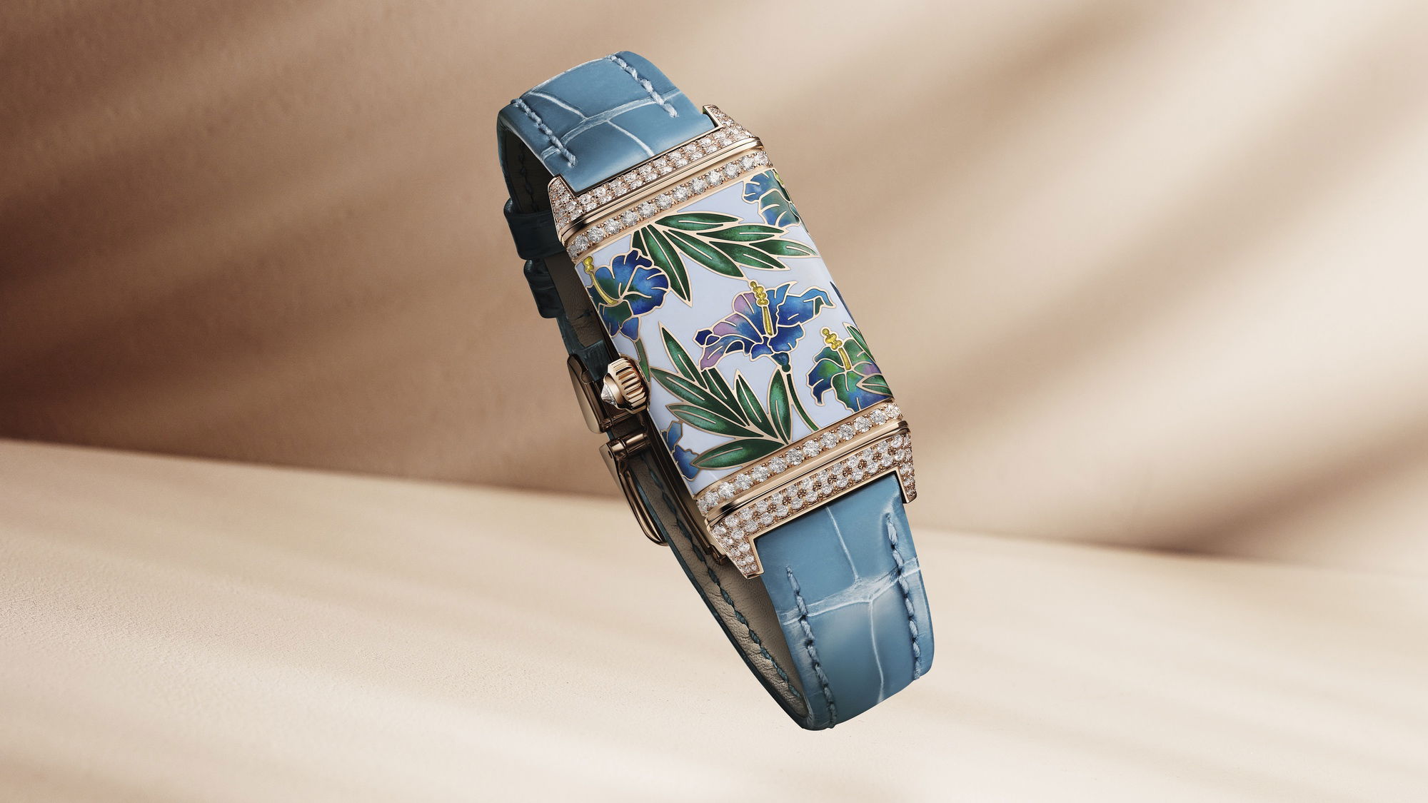 Jaeger-LeCoultre Reverso One Precious Flowers – Hibiscus Enamel Q3292422 Replica 6