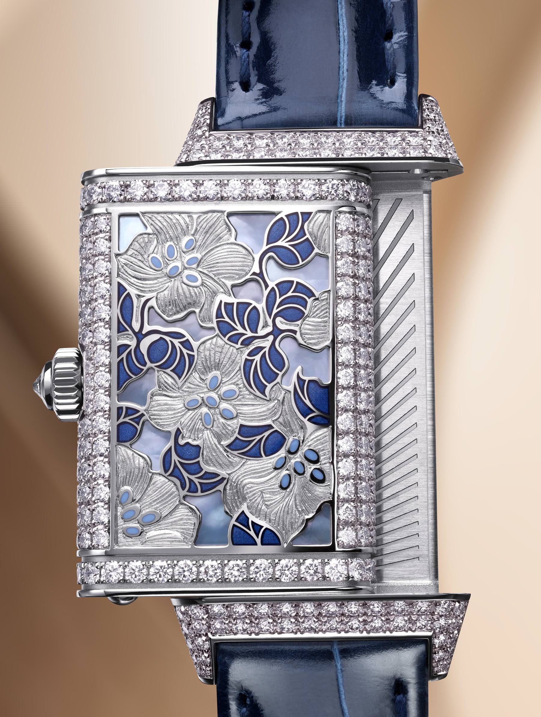 IMG_9081 Jaeger-LeCoultre Reverso One Precious Flowers White Lilies Q3293420 Replica 6