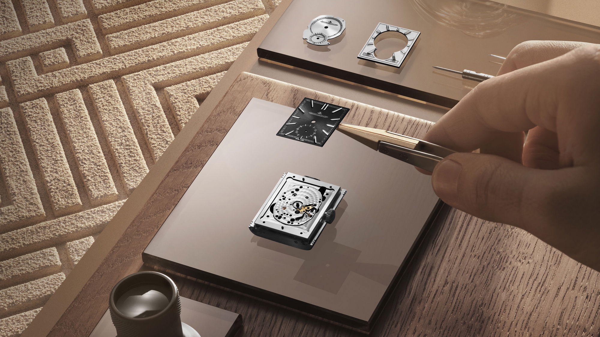 IMG_9081 Jaeger-LeCoultre Reverso Tribute Duoface Small Seconds Q398847J Replica 6