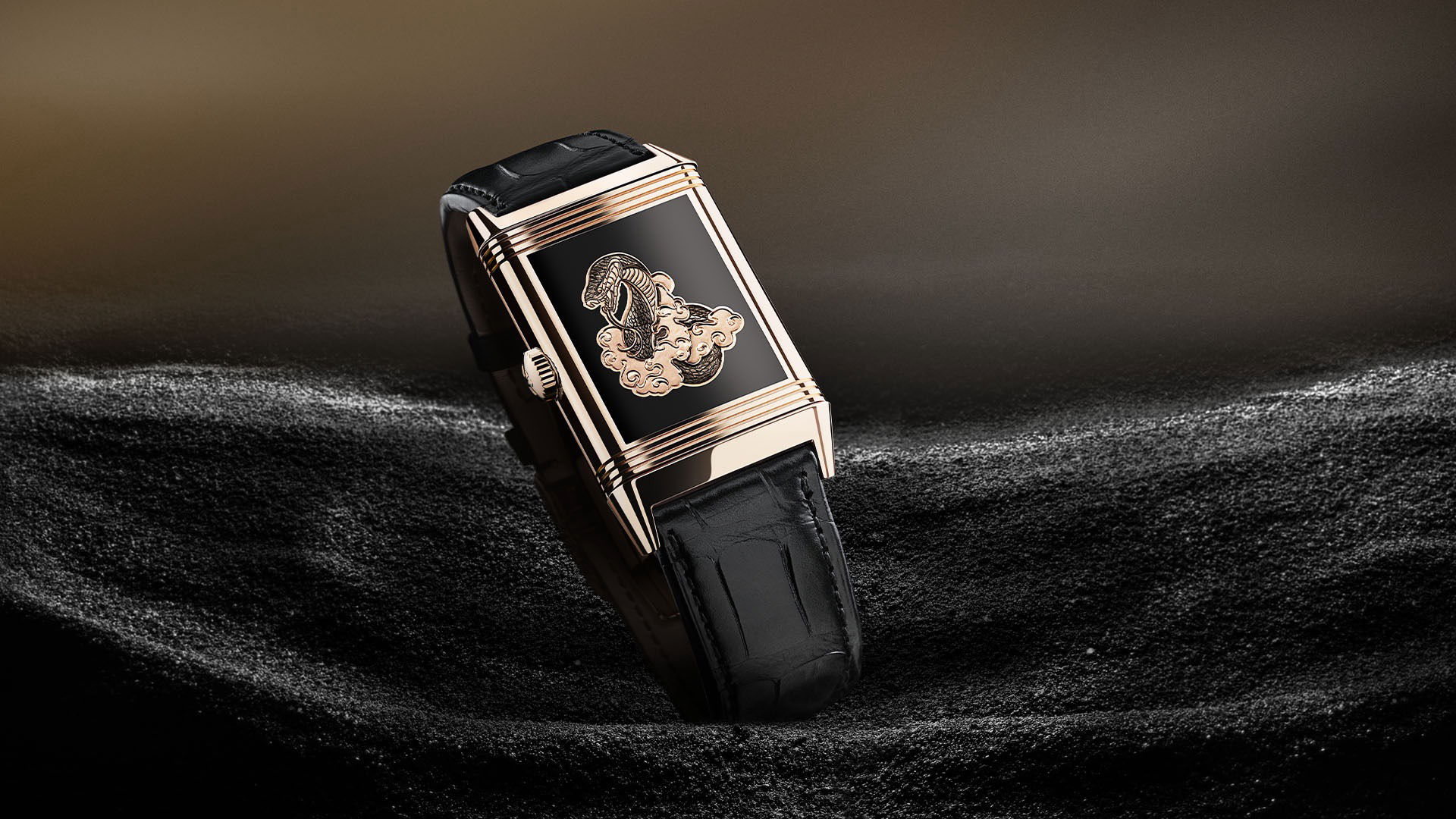 IMG_9081 Jaeger-LeCoultre Reverso Tribute Enamel “Snake” Q39324D2 Replica 6