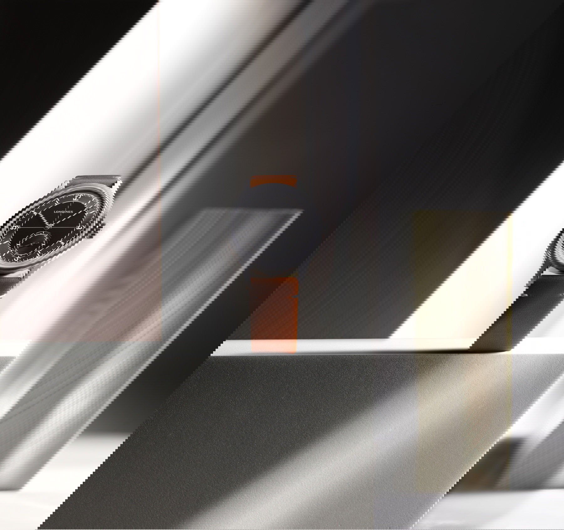 IMG_9081 Longines Heritage Classic Sector Dial L2.828.4.53.2 Replica 6