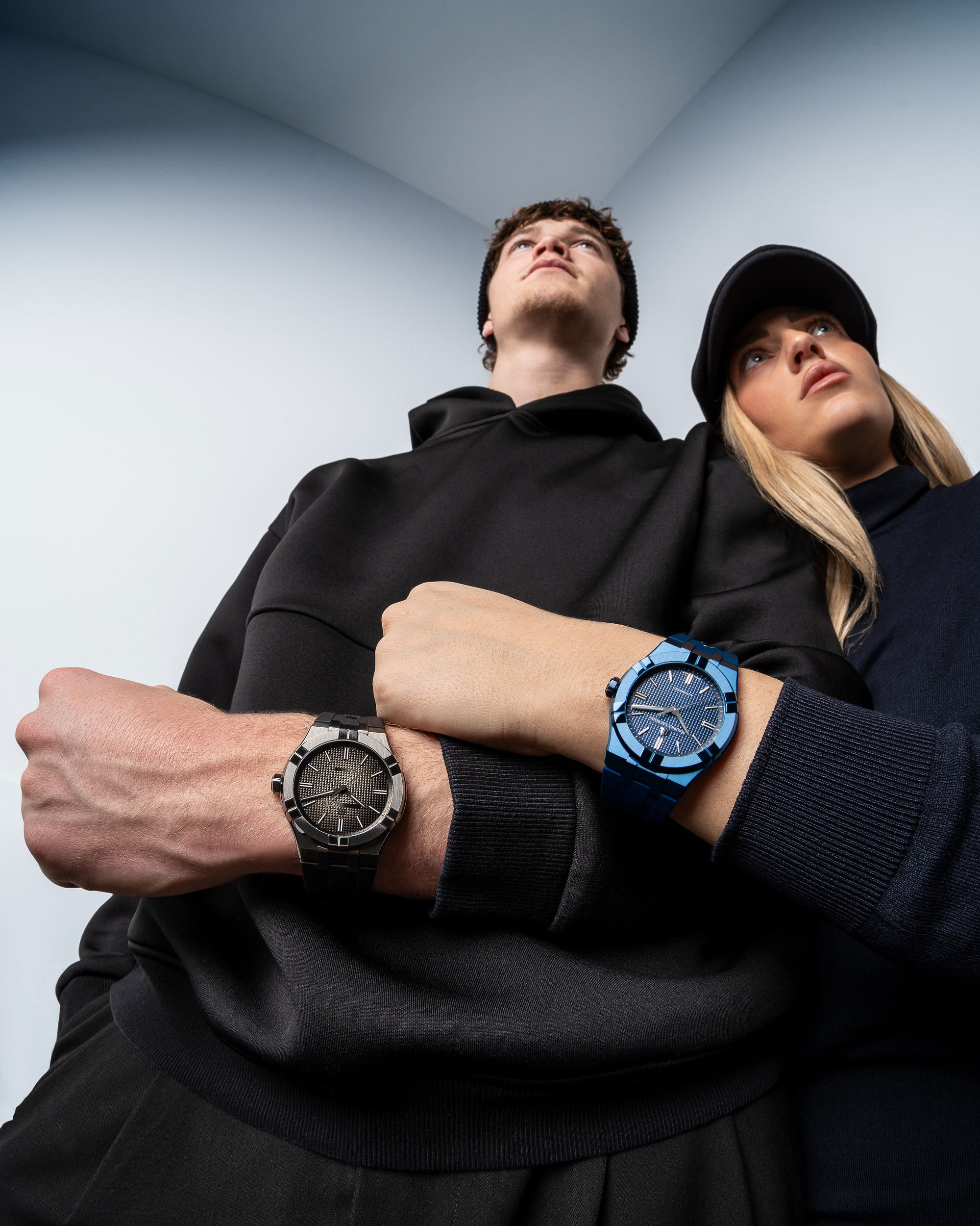 Maurice Lacroix Aikon Automatic 39 Blue PVD Limited Edition AI6007-PVC00-430-4 Replica 6