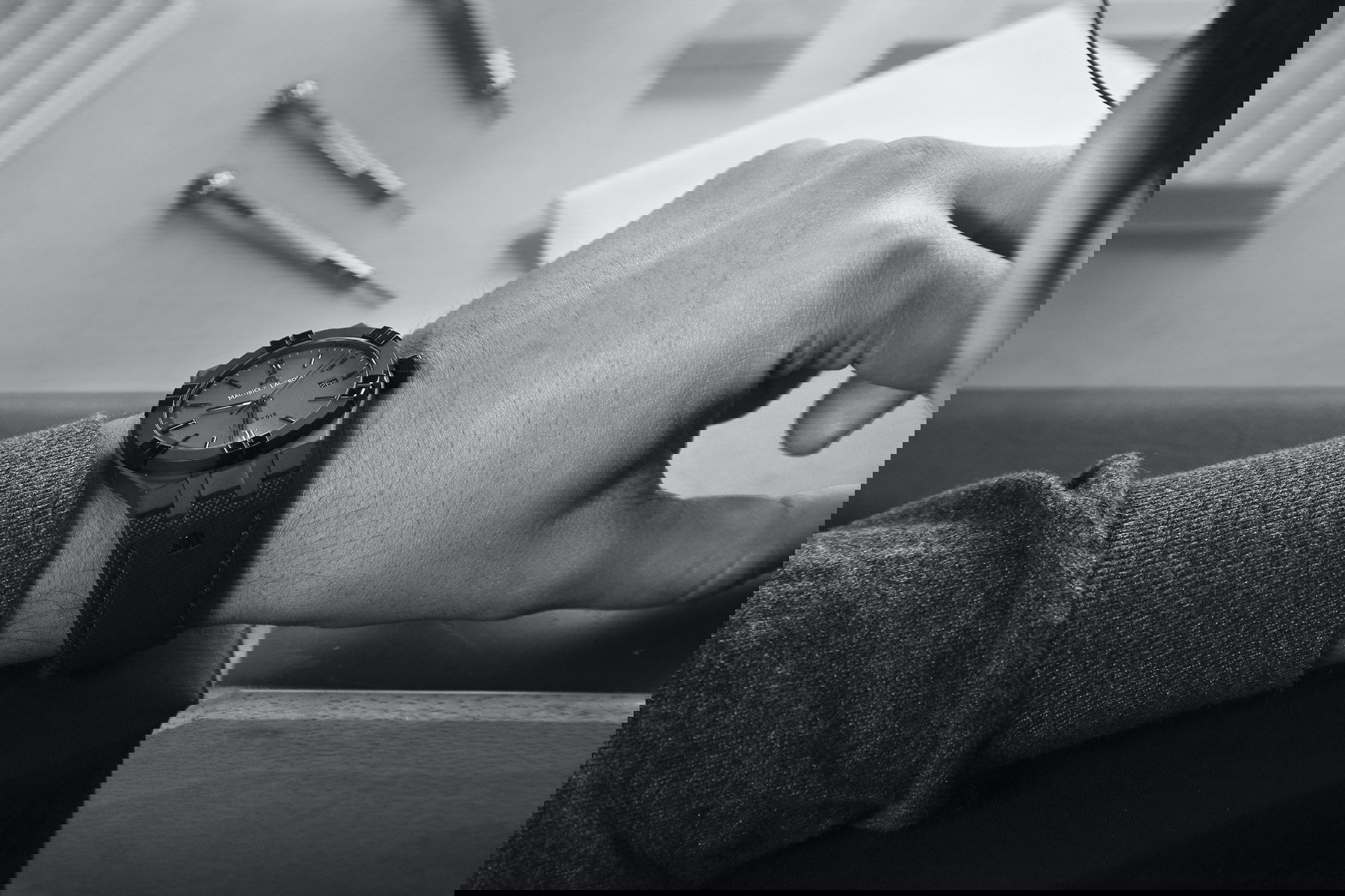 Maurice Lacroix Aikon Automatic Limited Edition Label Noir AI6008-DLB01-230-2 Replica 6