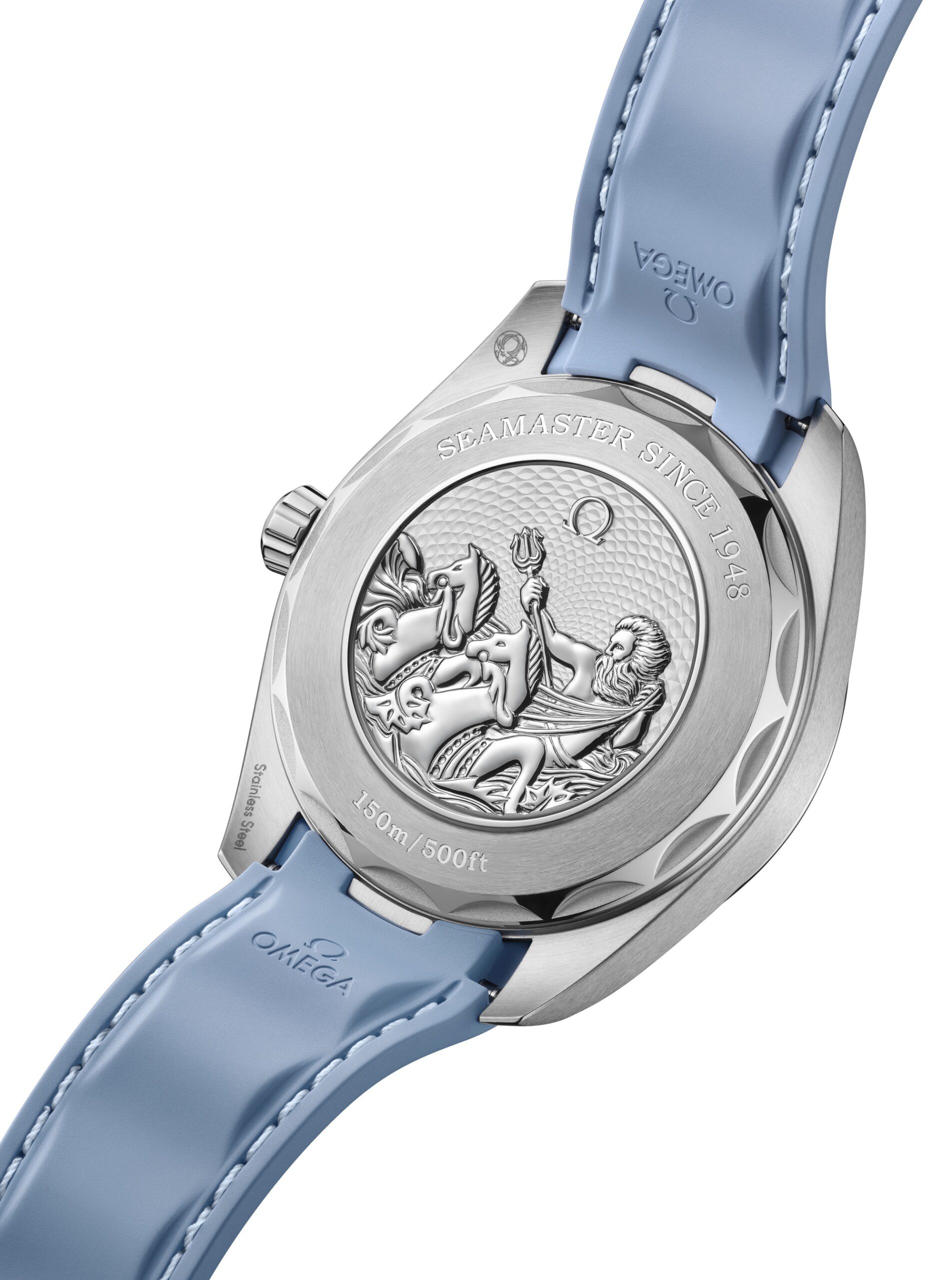 IMG_9081 Omega Seamaster Aqua Terra 150M Co-Axial Master Chronometer GMT Worldtimer Summer Blue 220.12.43.22.03.002 Replica 6