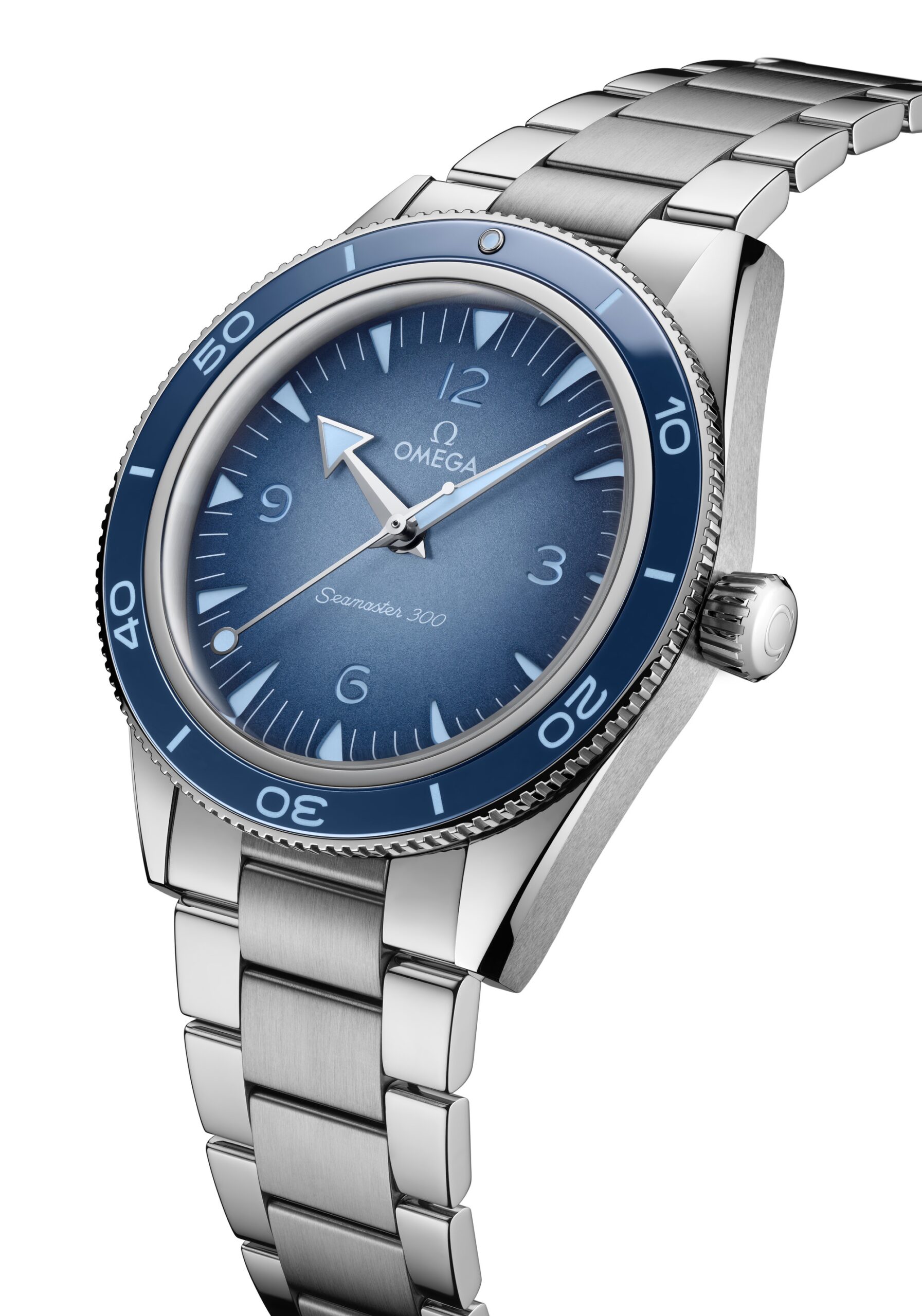Omega Seamaster Diver 300M Co-Axial Master Chronometer Summer Blue 234.30.41.21.03.002 Replica 6