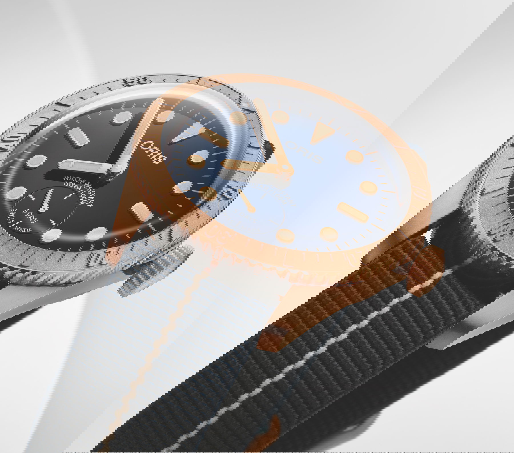 Oris Carl Brashear Cal. 401 Limited Edition 01 401 7764 3185-Set Replica 6