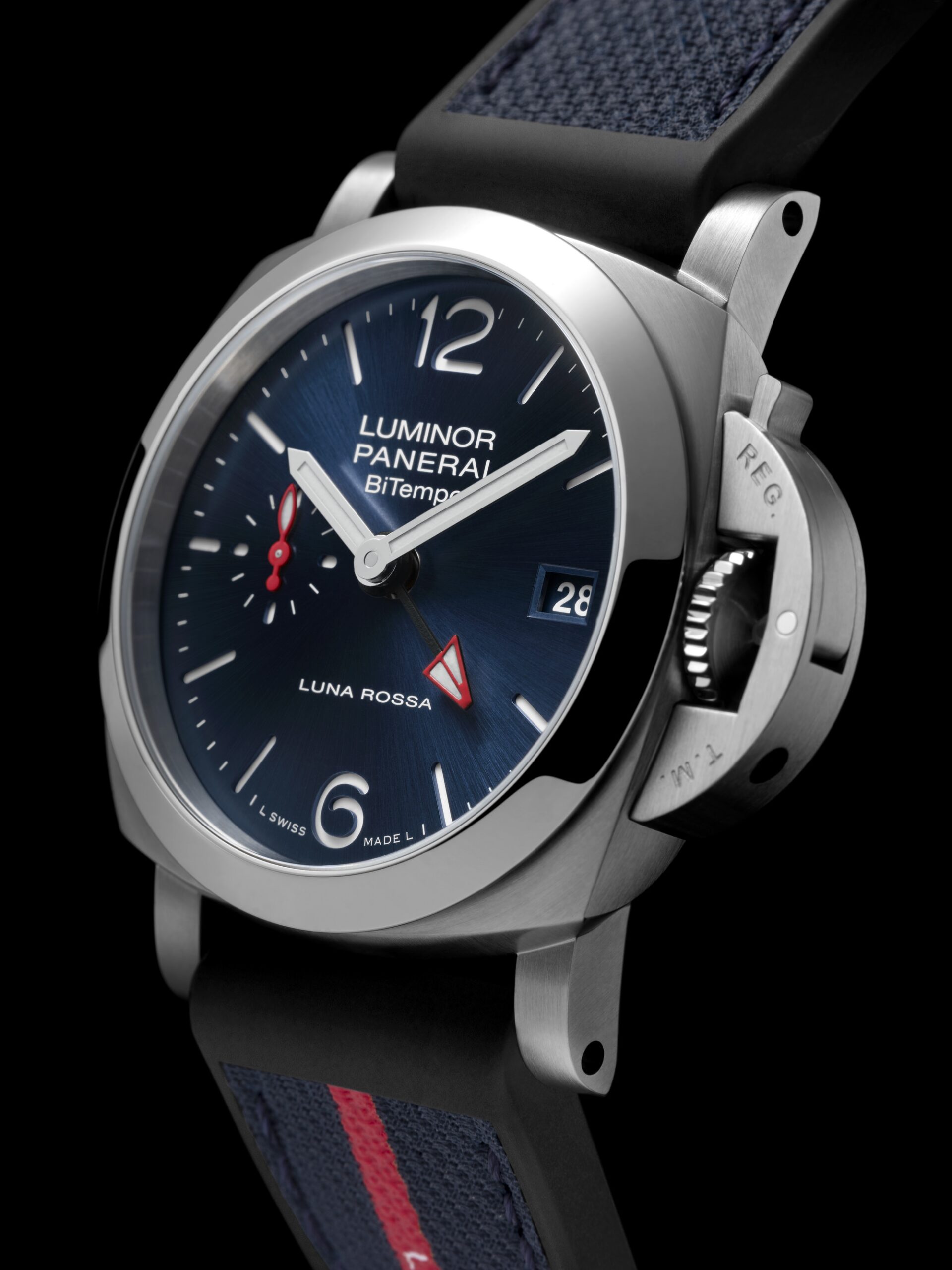 Panerai Luminor Quaranta Bitempo Luna Rossa PAM01404 Replica 6
