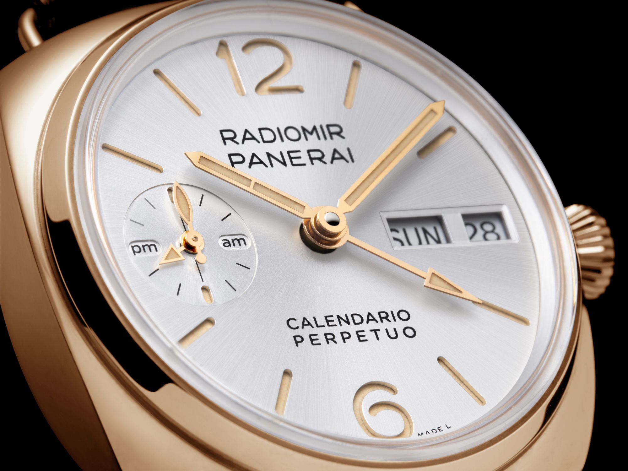 IMG_9081 Panerai Radiomir Perpetual Calendar GMT Goldtech PAM01453 Replica 6