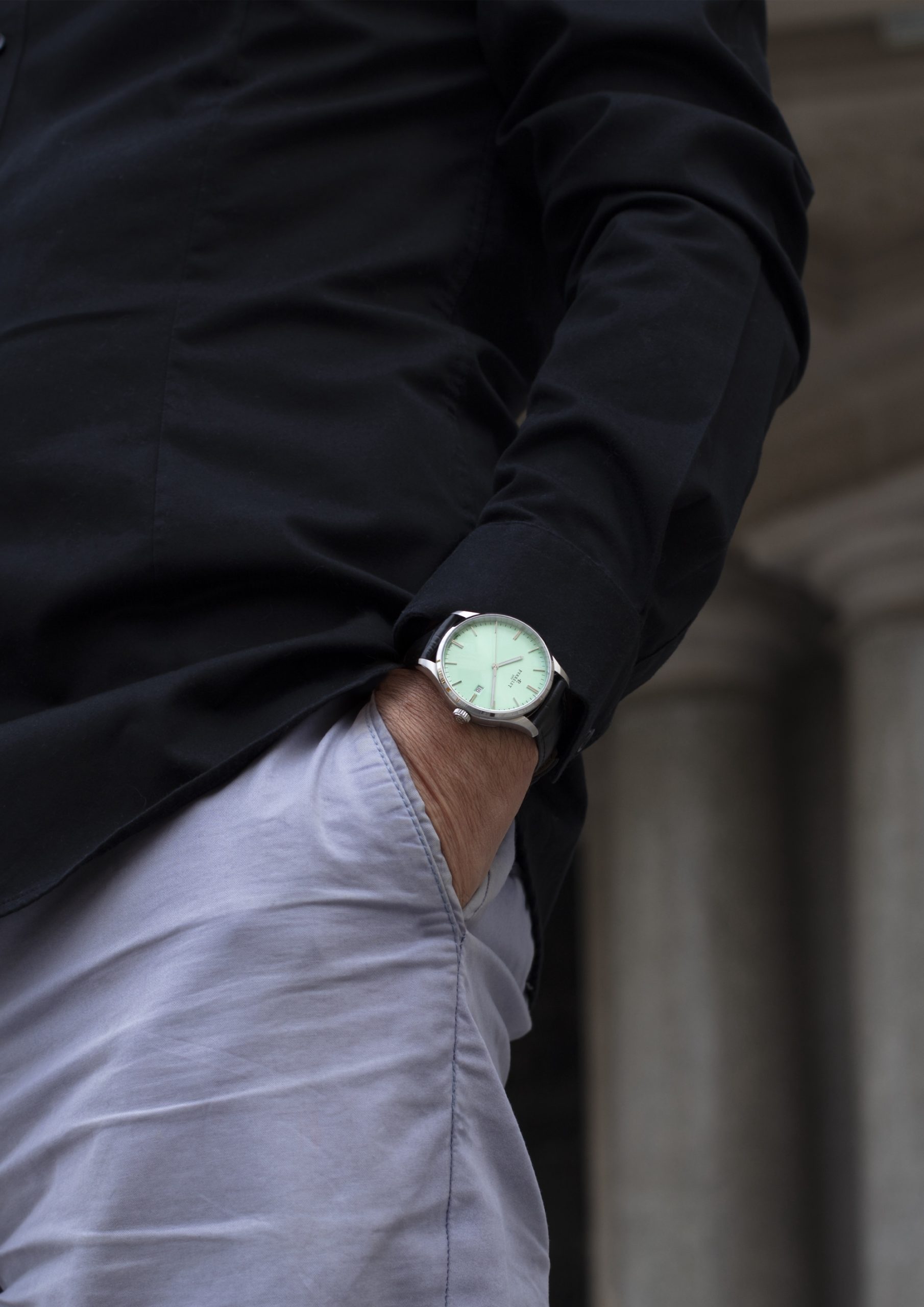 IMG_9081 Perrelet Weekend 3 Hands Green Mint A1300/E Replica 6