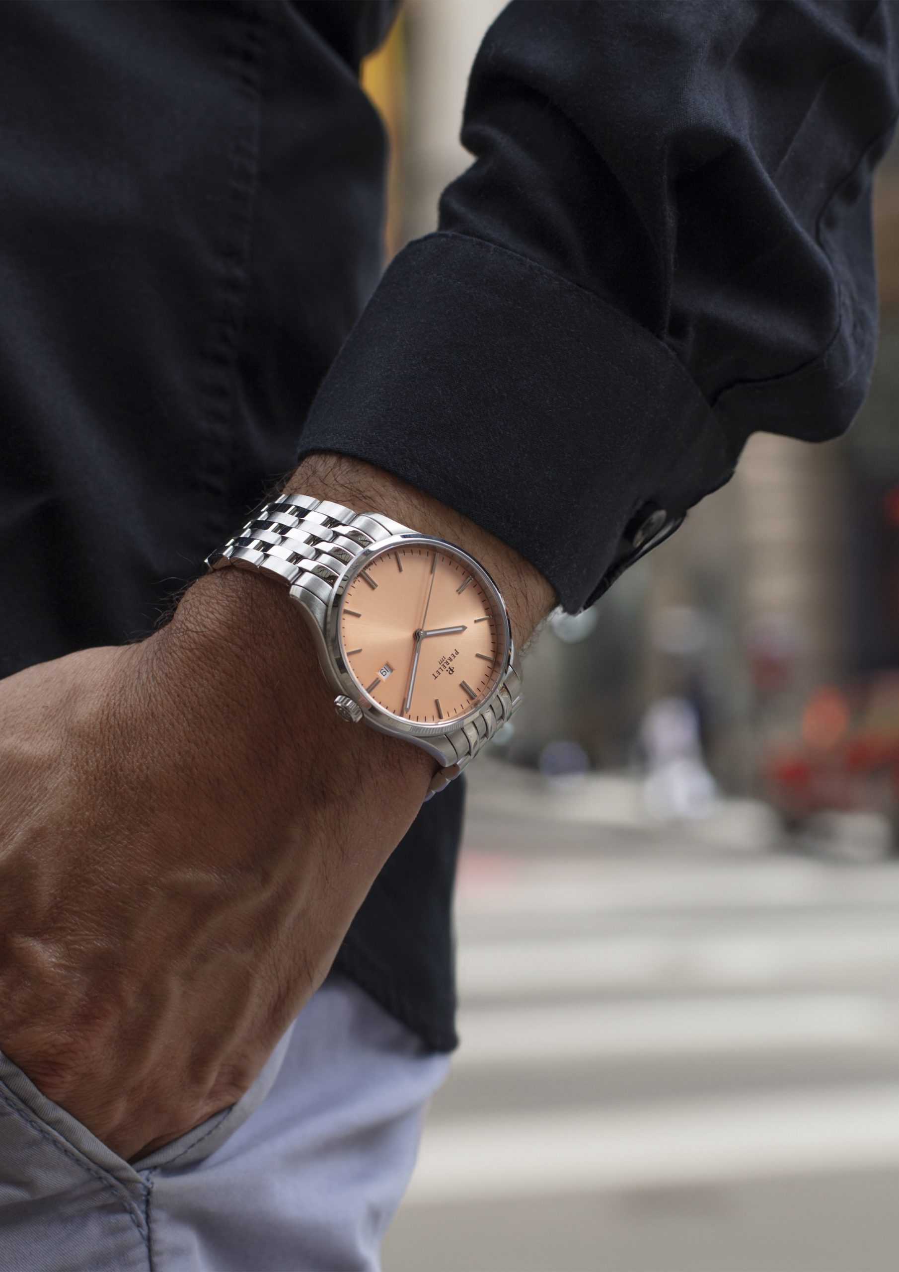 Perrelet Weekend 3 Hands Salmon A1300/F Replica 6